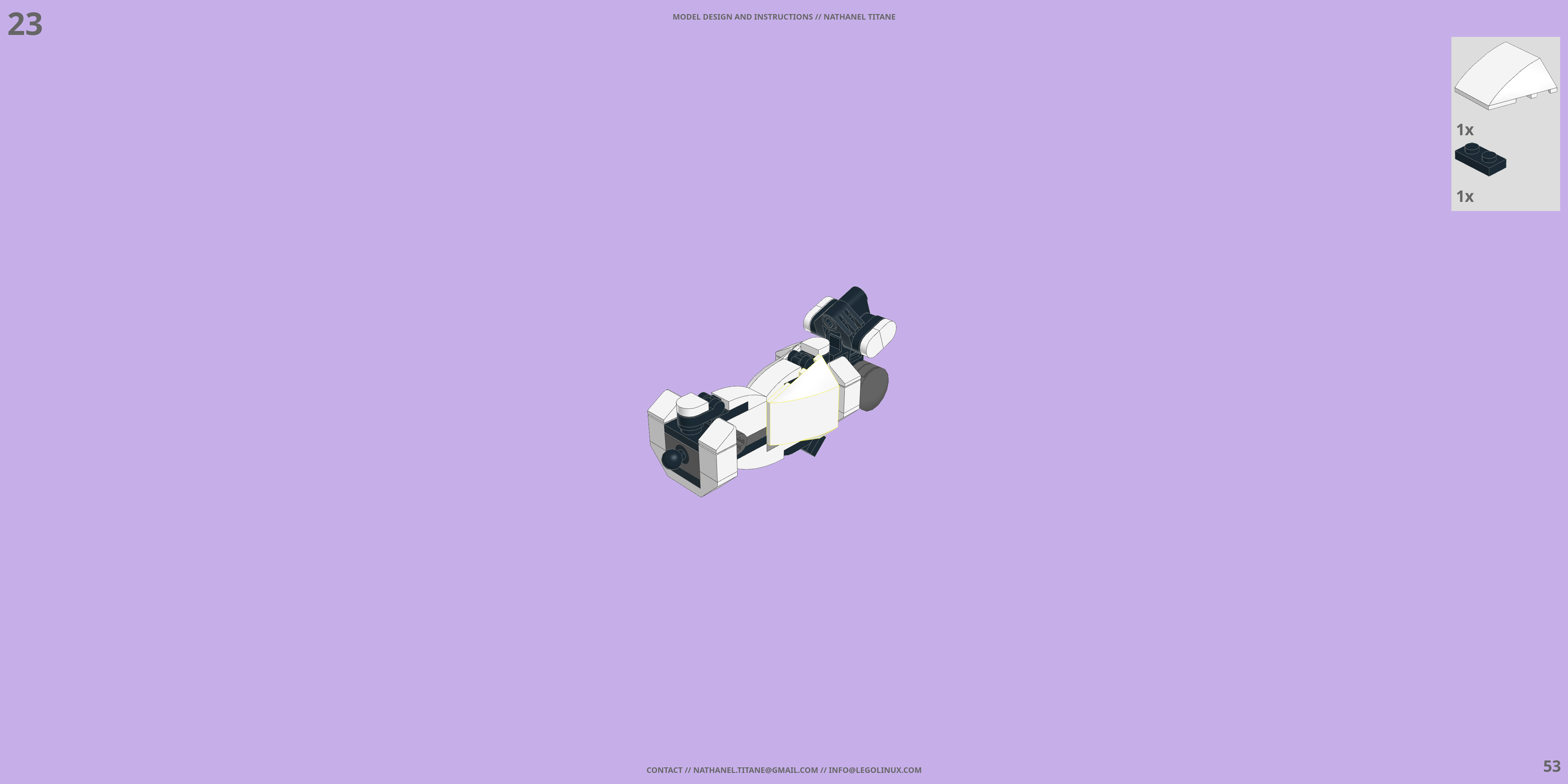 RGM-79 GM LEGO® MOC - Instruction Sample - Page 2