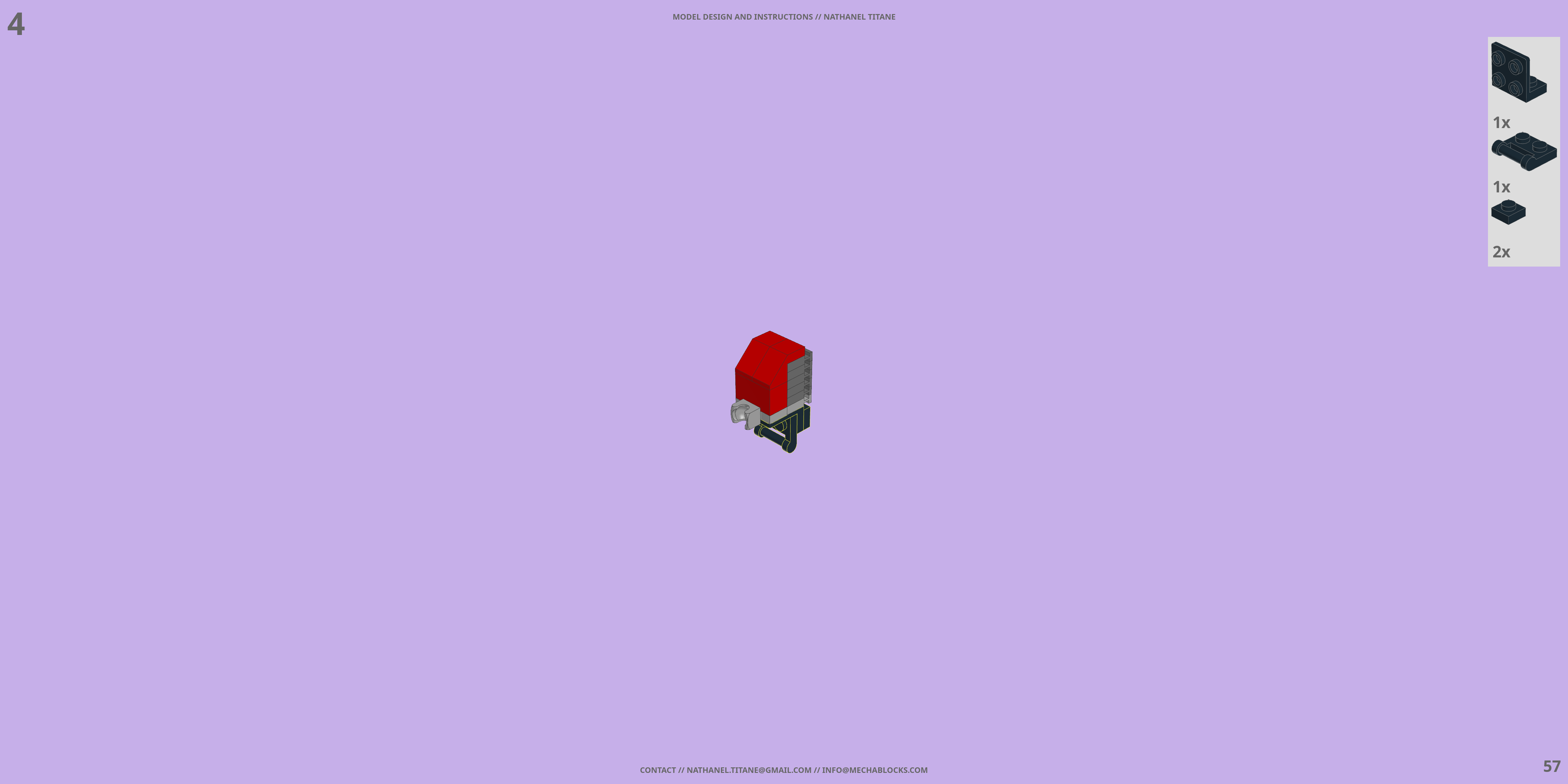RGM-79 GM LEGO® MOC - Instruction Sample - Page 2
