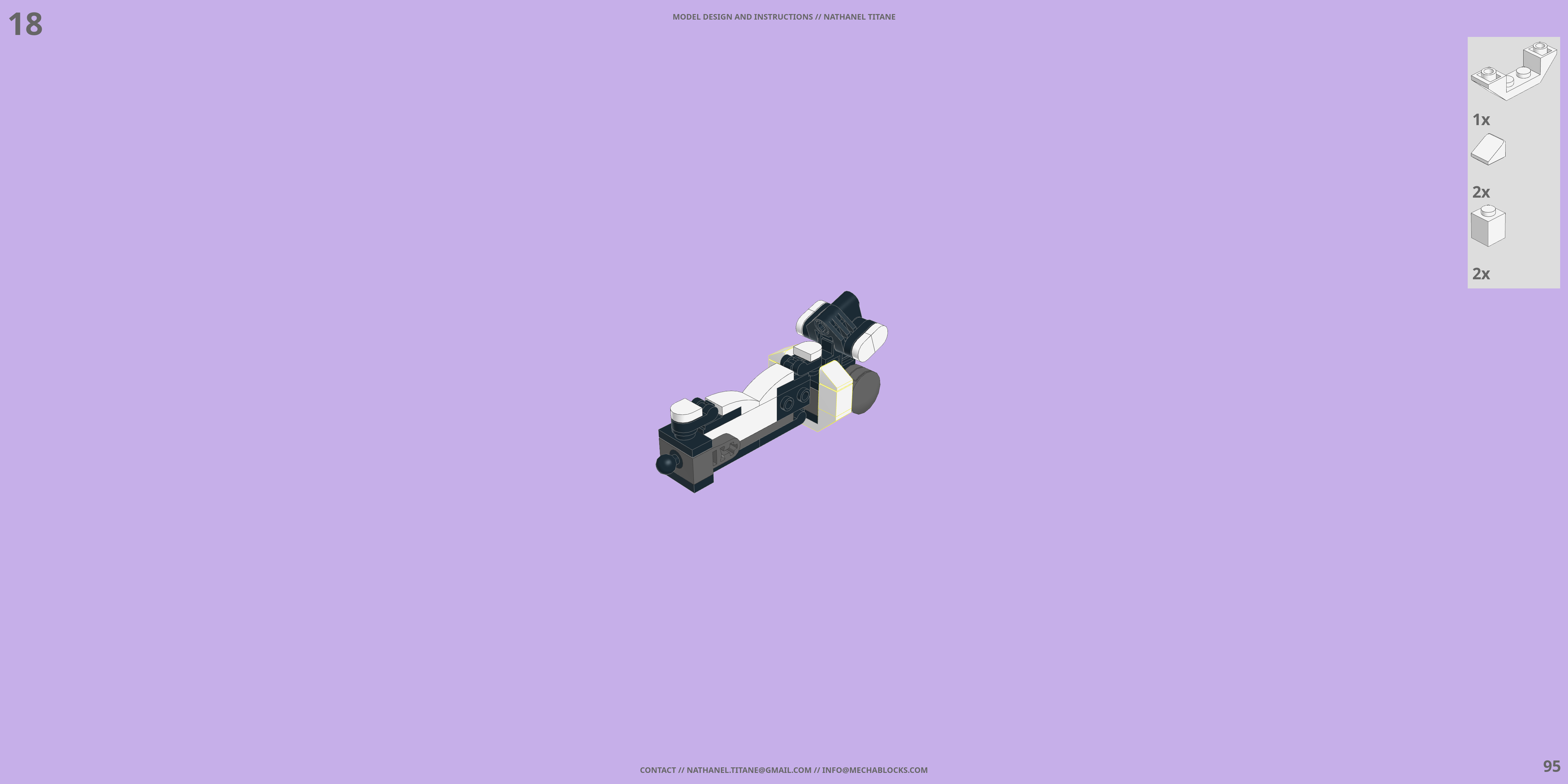 RGM-79 GM LEGO® MOC - Instruction Sample - Page 4