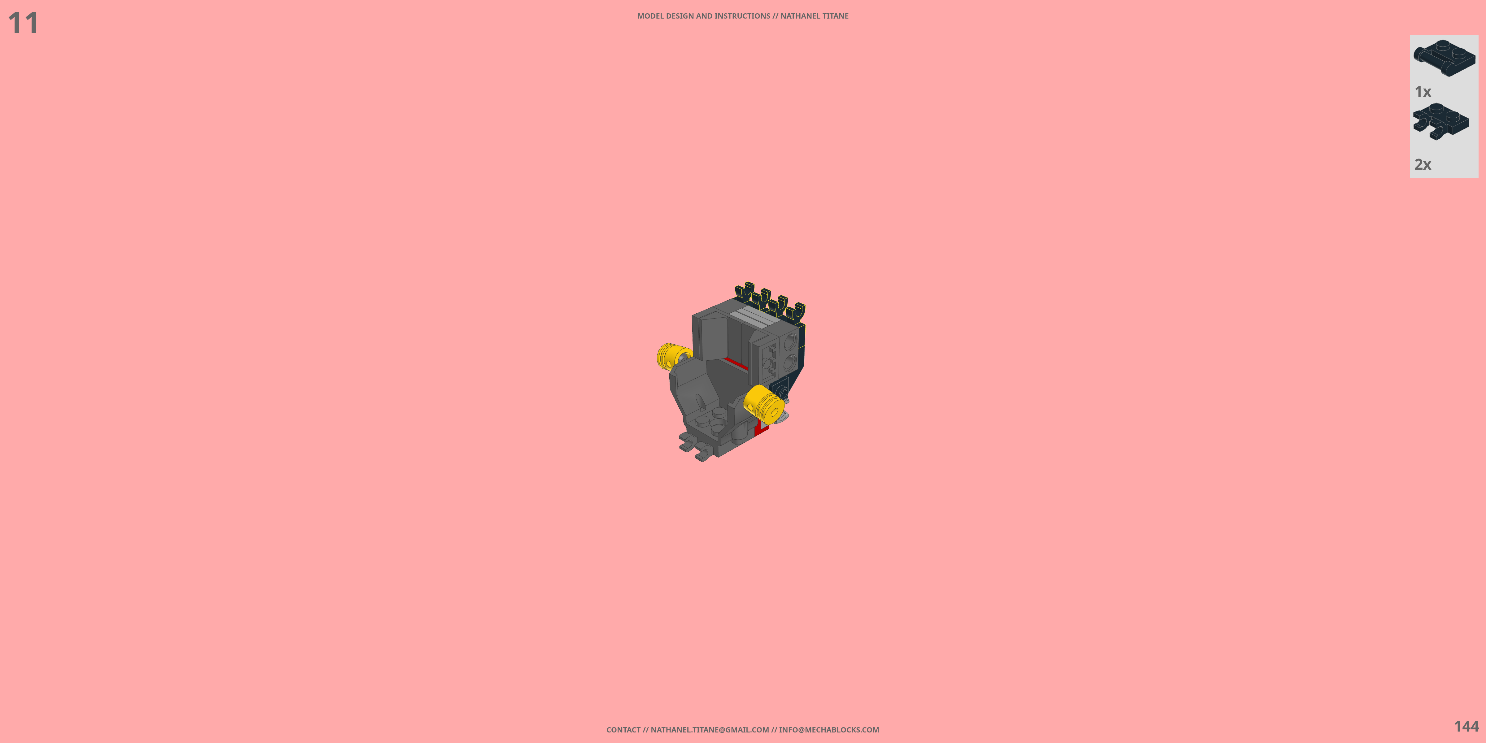 RGM-79 GM LEGO® MOC - Instruction Sample - Page 5