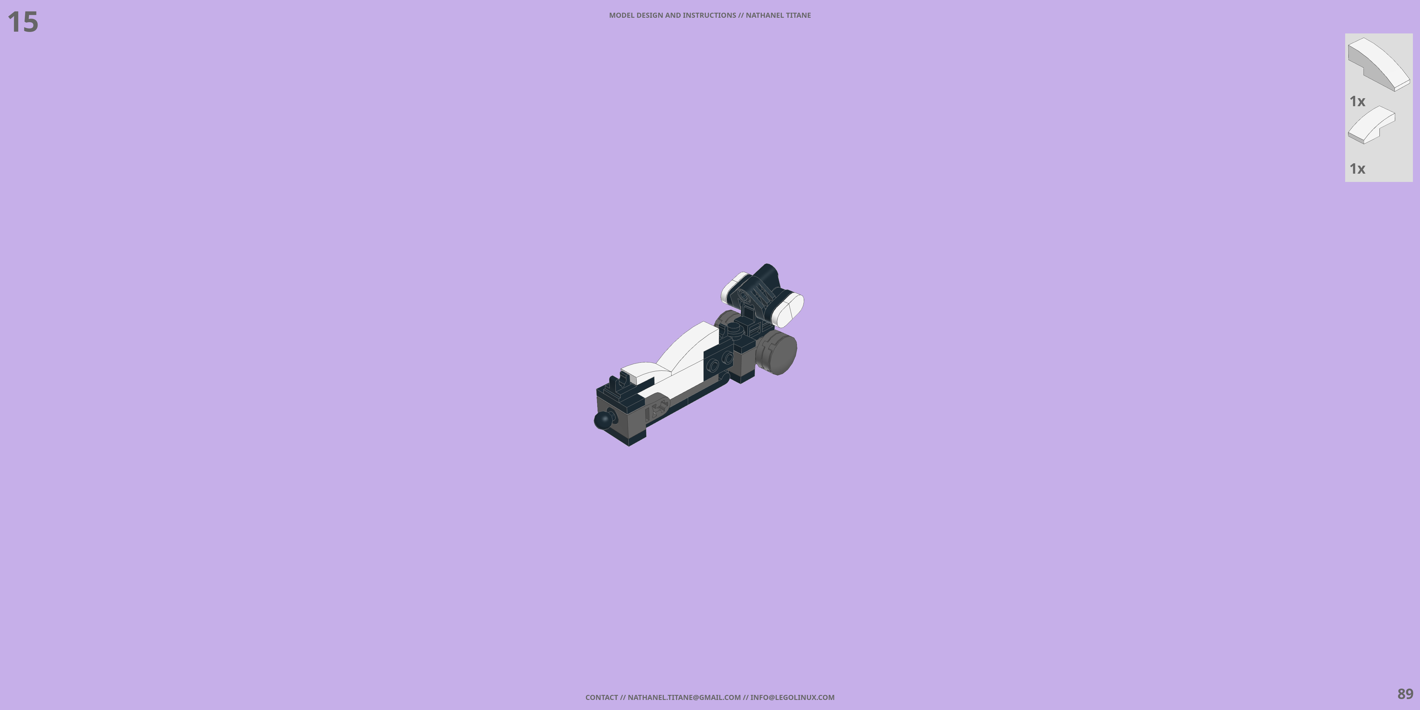 RX-78-2 GUNDAM LEGO® MOC - Instruction Sample - Page 4