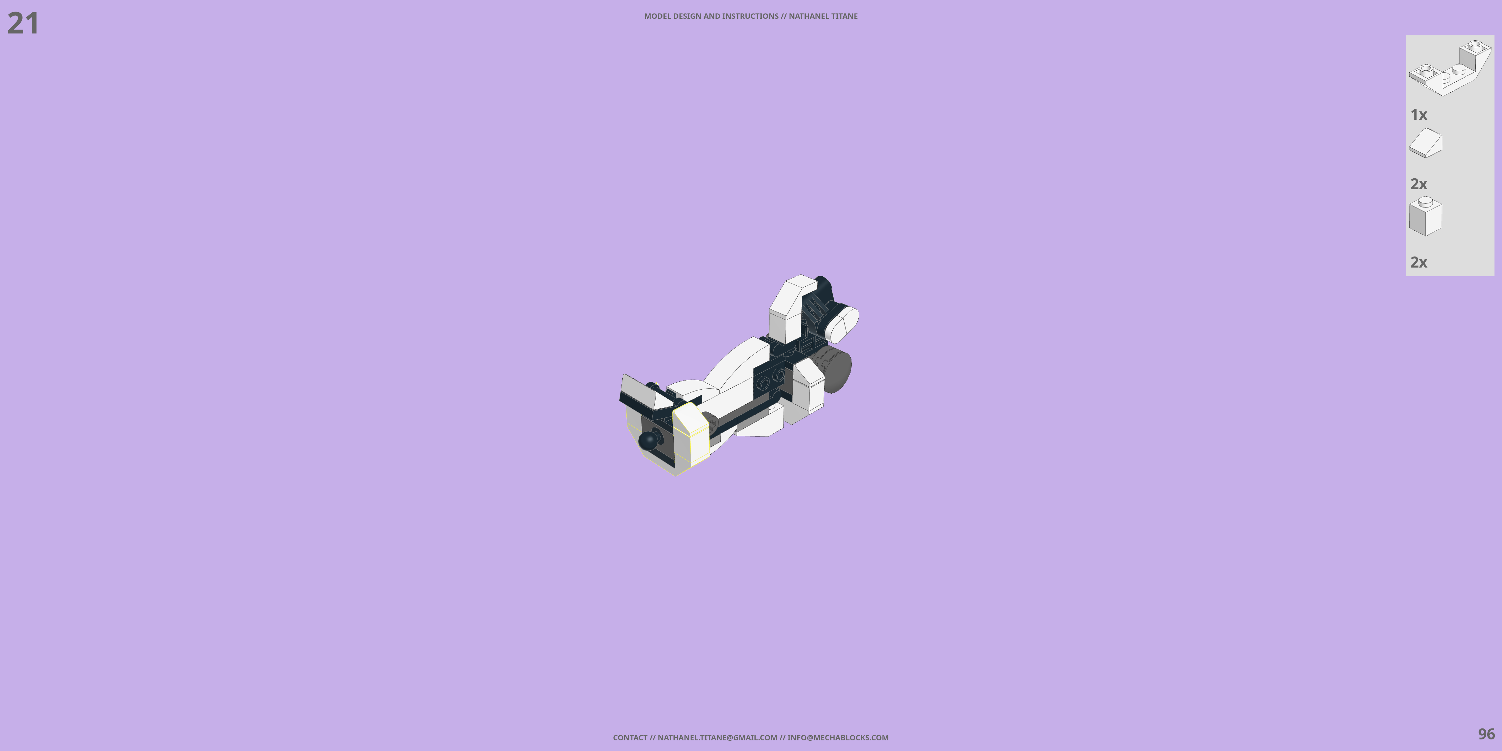 RX-78-2 GUNDAM LEGO® MOC - Instruction Sample - Page 4