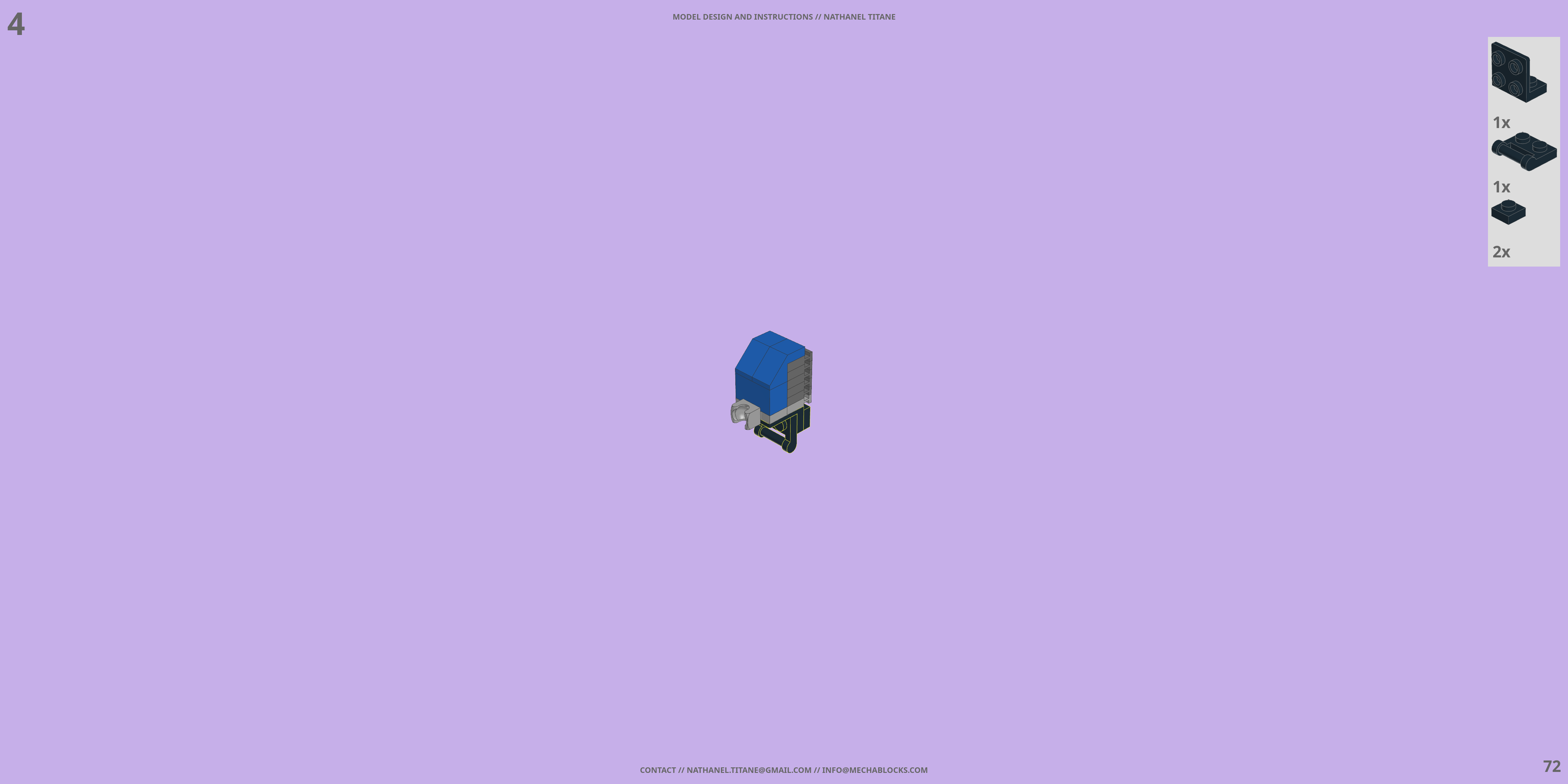 YMS-15 GYAN LEGO® MOC - Instruction Sample - Page 3