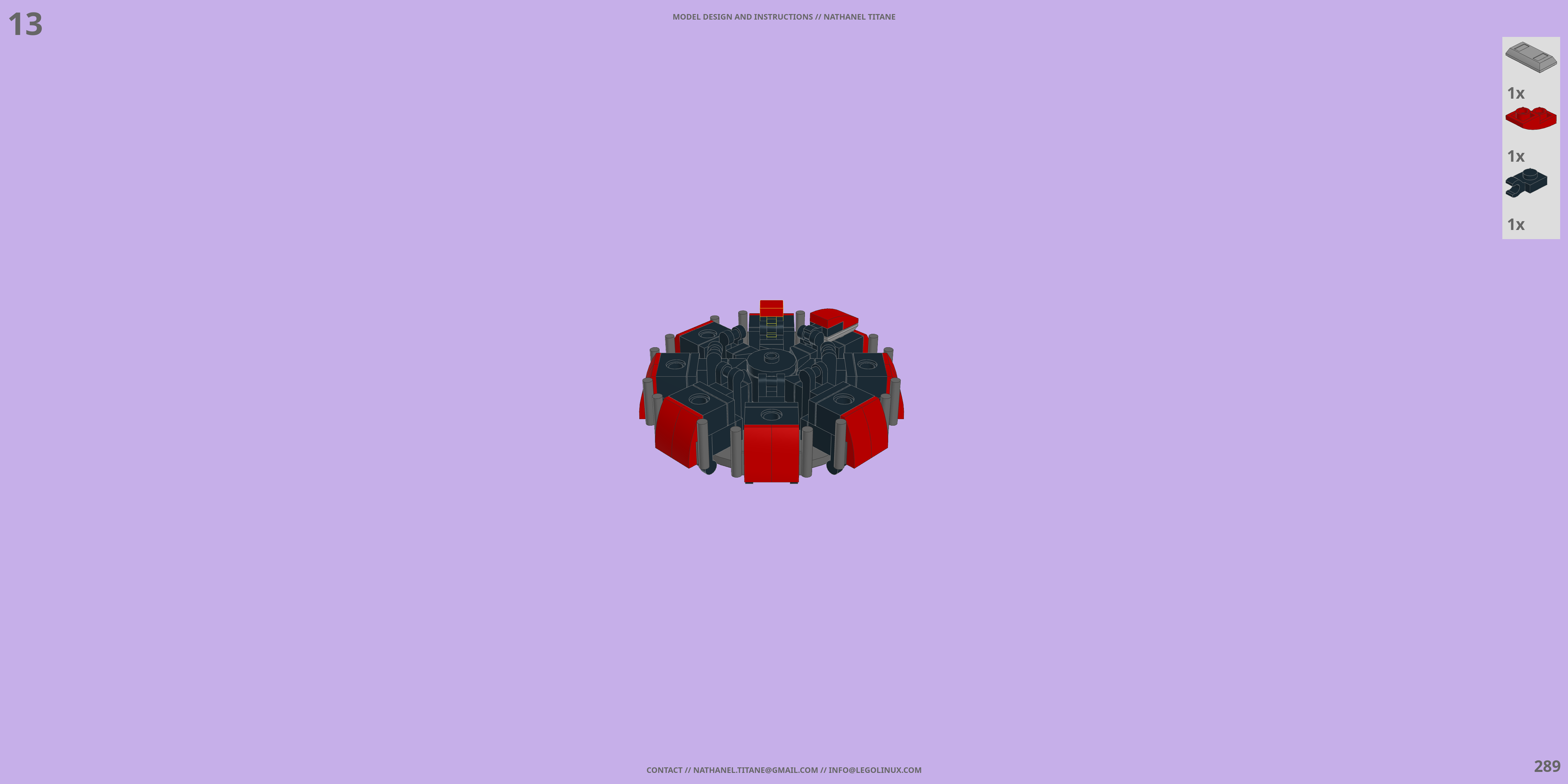 YMS-15 GYAN LEGO® MOC - Instruction Sample - Page 6