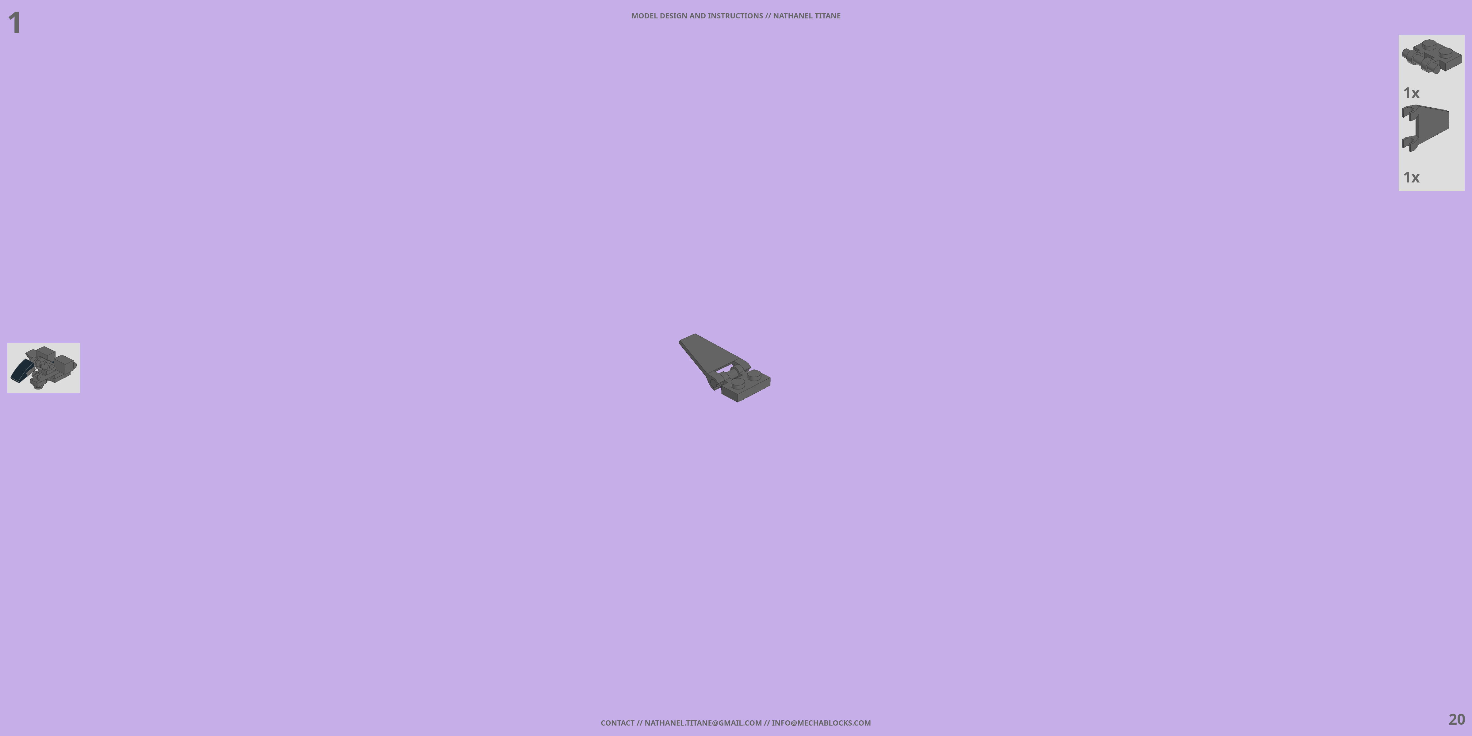 MSV-51 ALBATROS // FIGHTER LEGO® MOC - Instruction Sample - Page 3