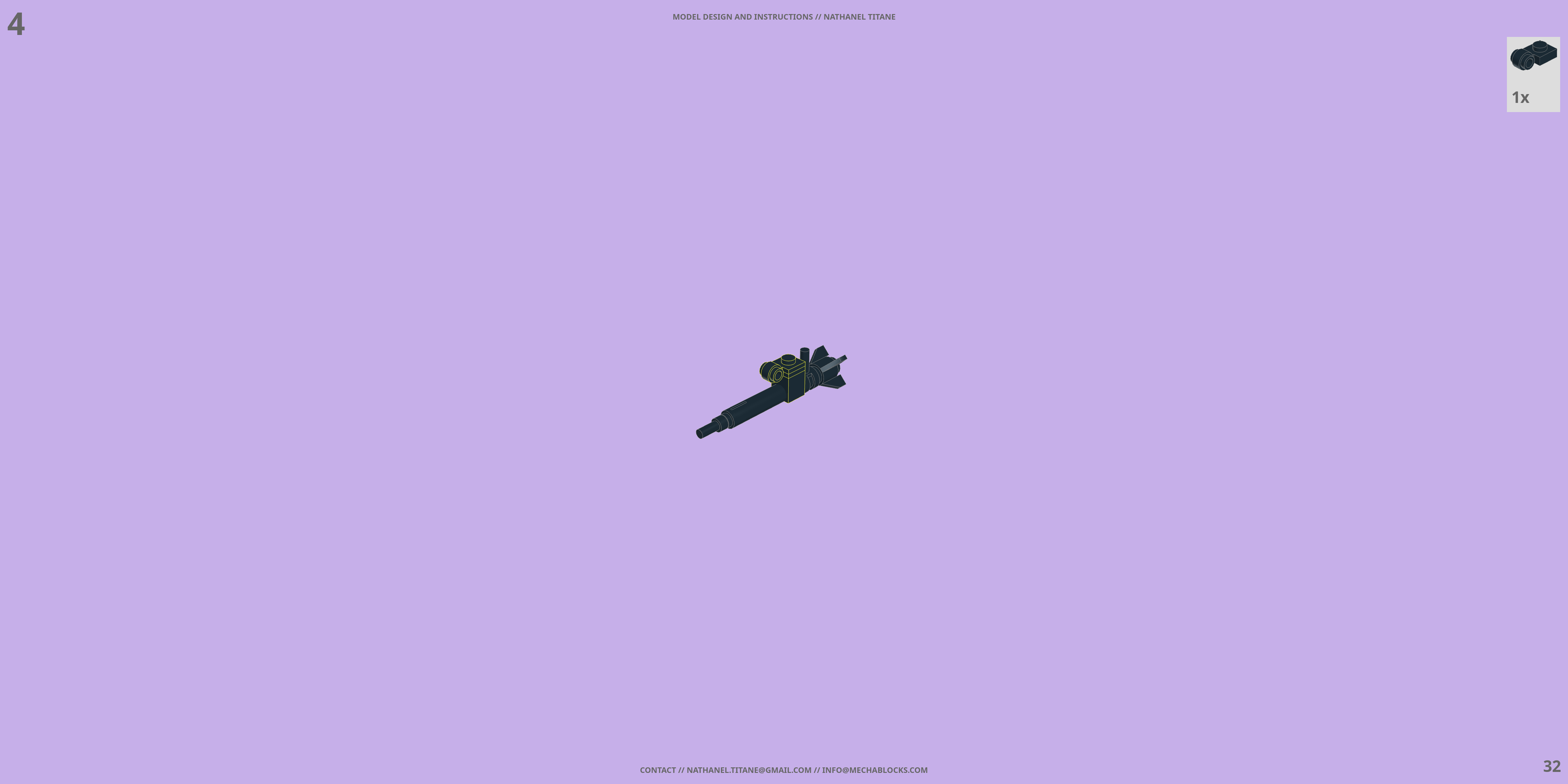 MVF-01 DURENDAL // FIGHTER LEGO® MOC - Instruction Sample - Page 5