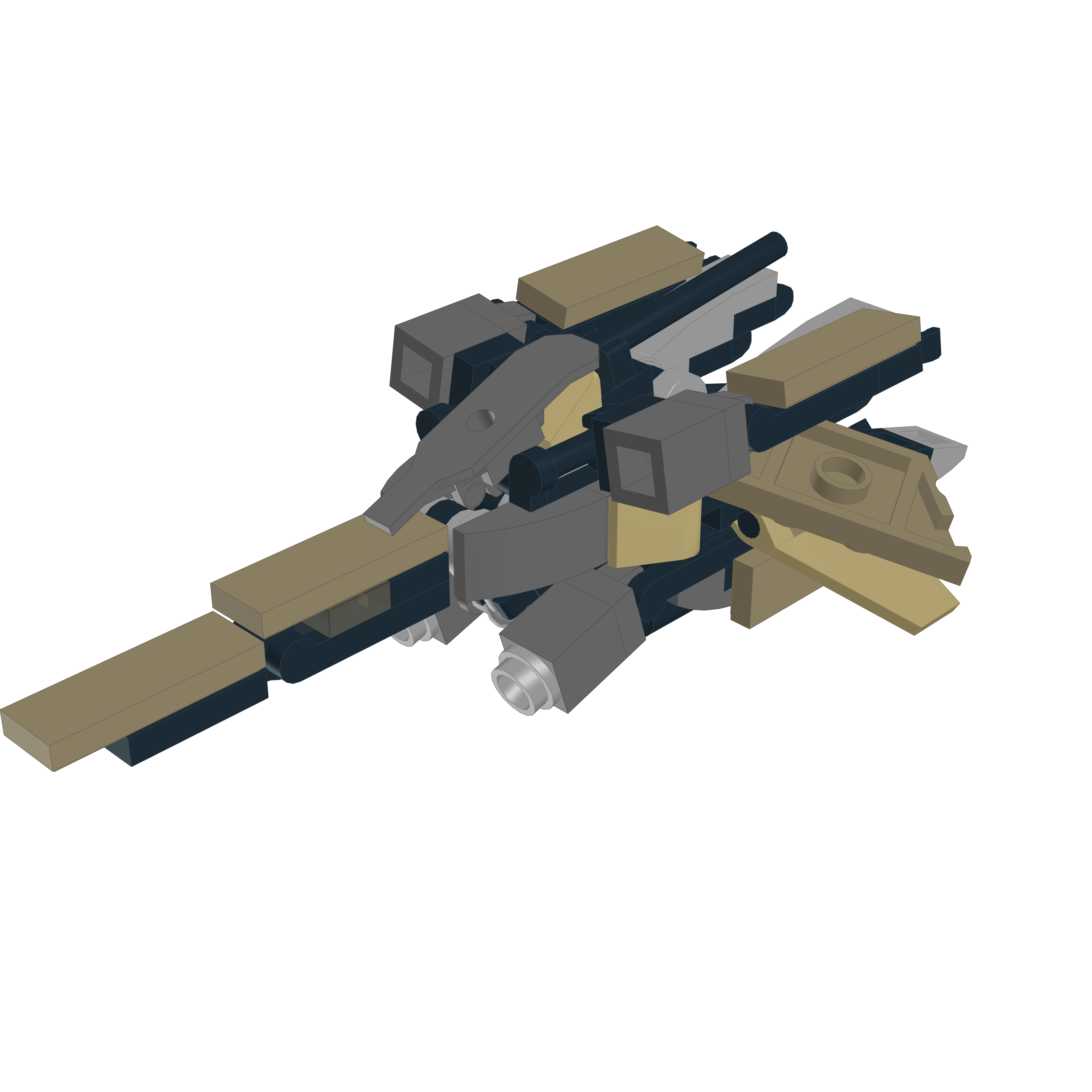 MVF-01D SANDSTORM // BATTROID LEGO® MOC - FIGHTER