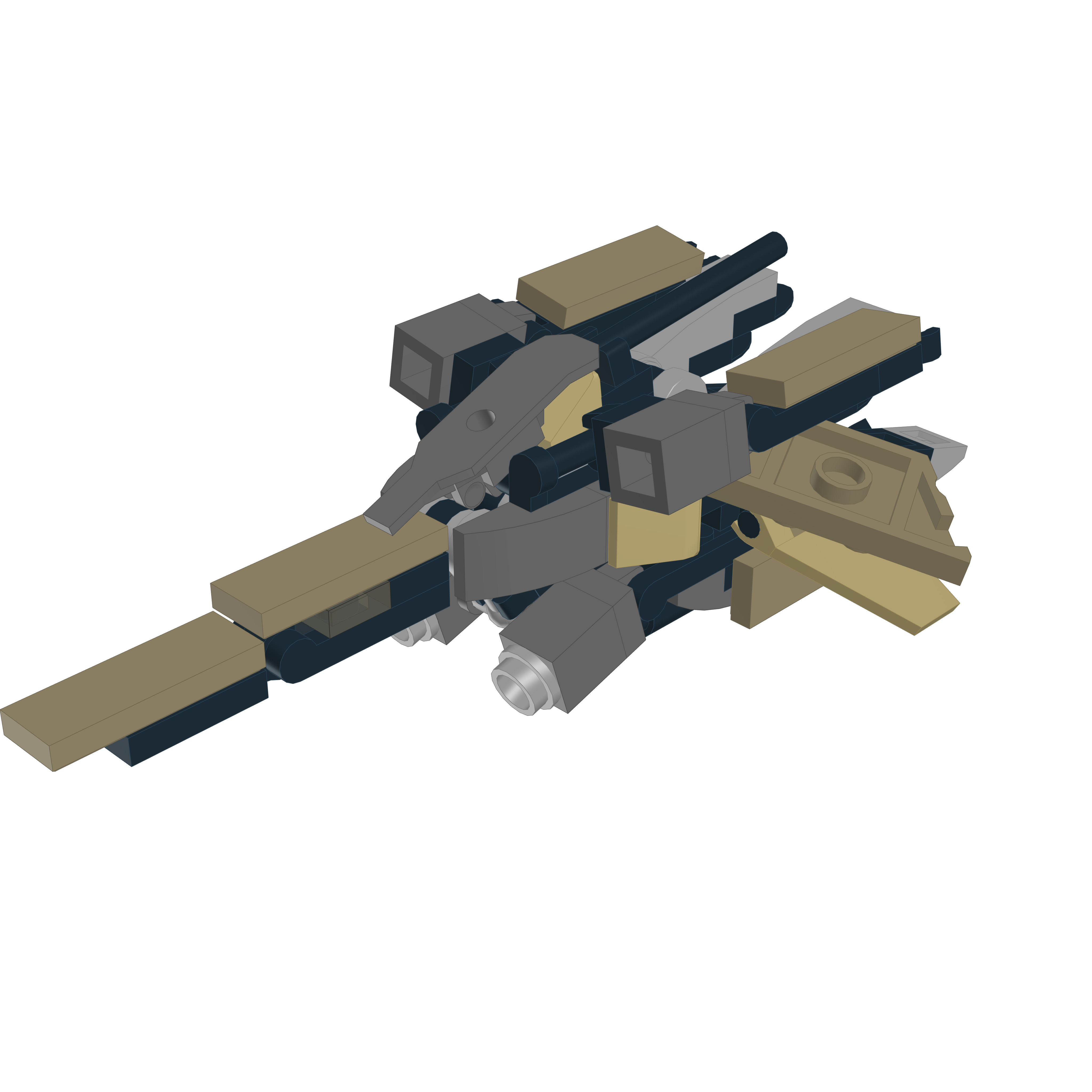MVF-01D SANDSTORM // BATTROID LEGO® MOC - FIGHTER