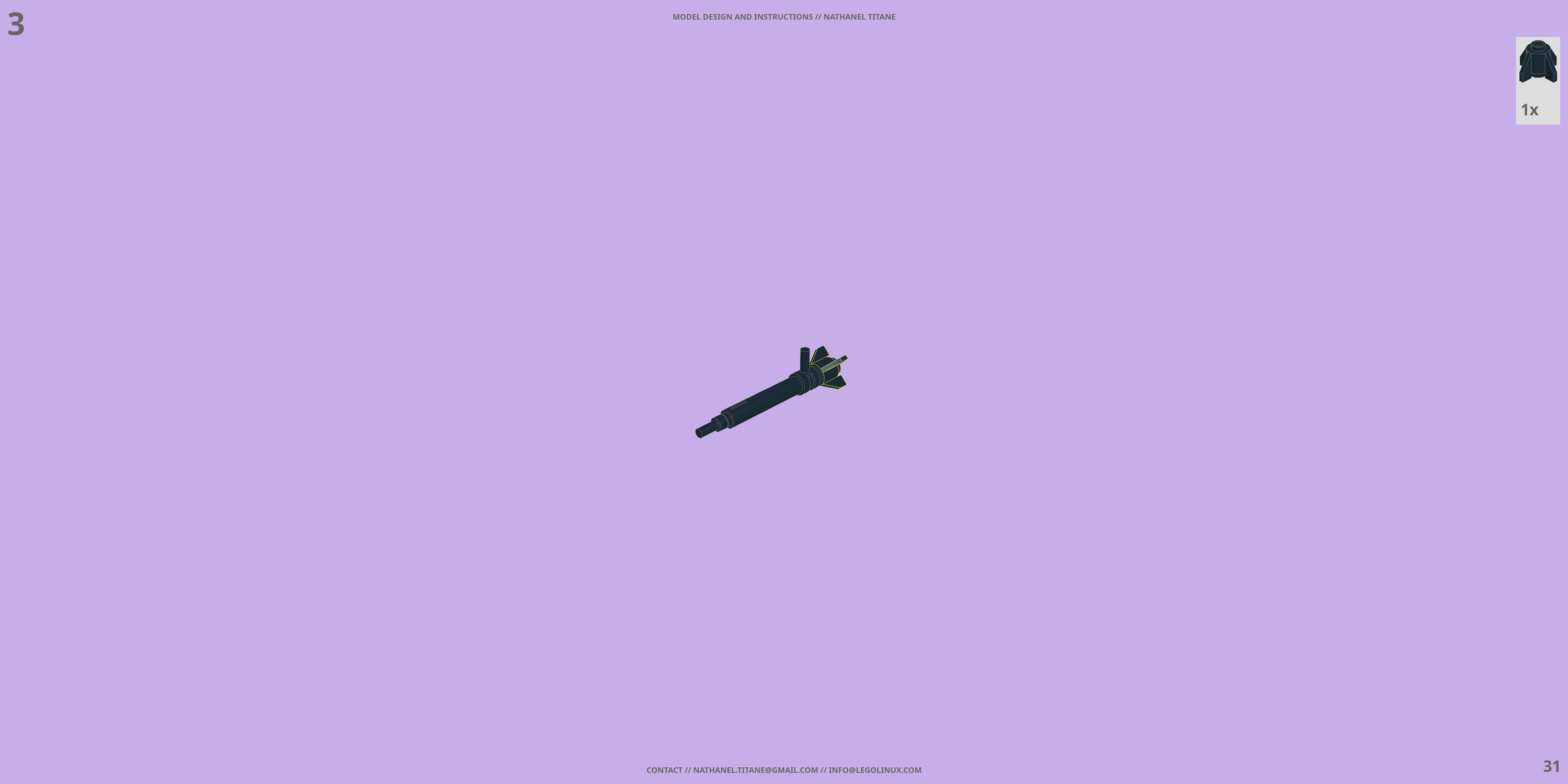 MVF-02A EXCALIBUR // FIGHTER LEGO® MOC - Instruction Sample - Page 5