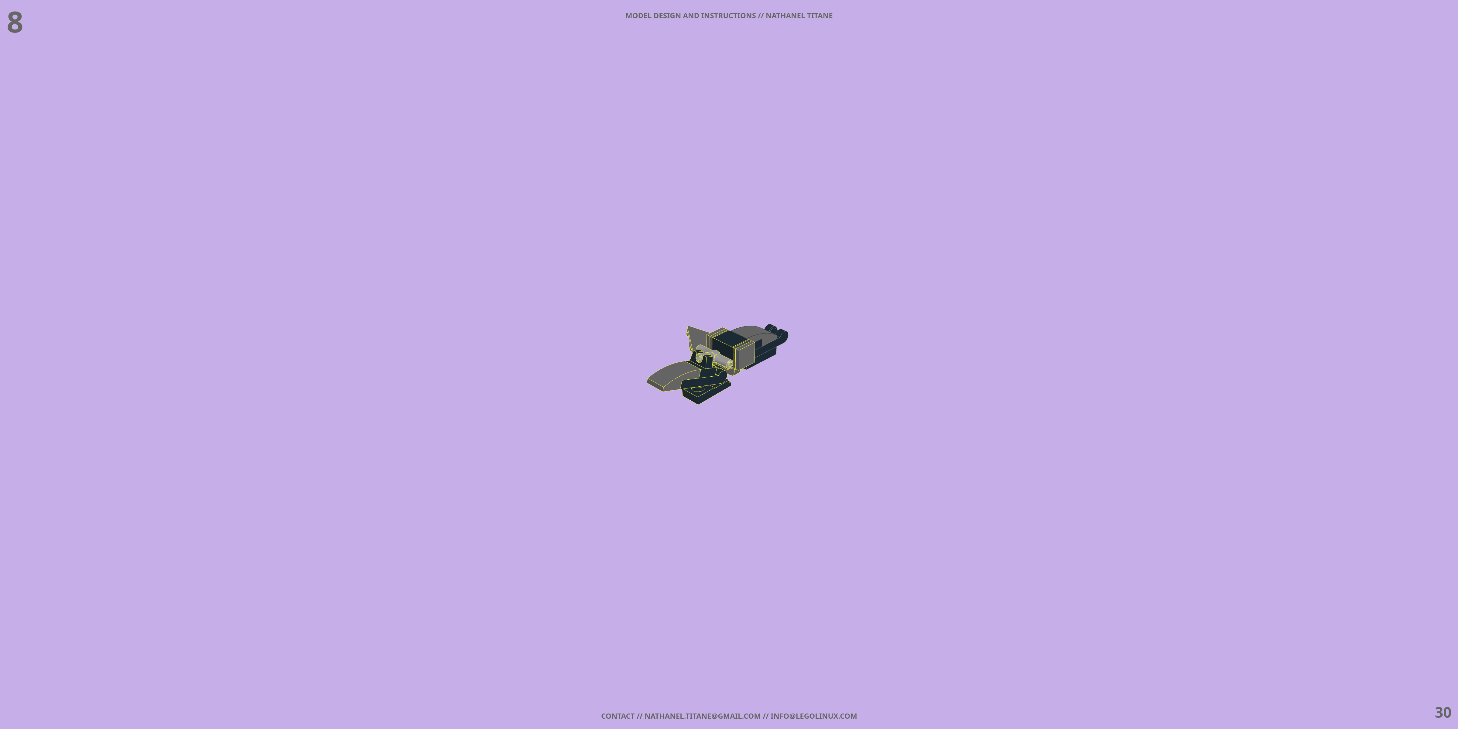 MVF-03P SIDEWINDER // FIGHTER LEGO® MOC - Instruction Sample - Page 5
