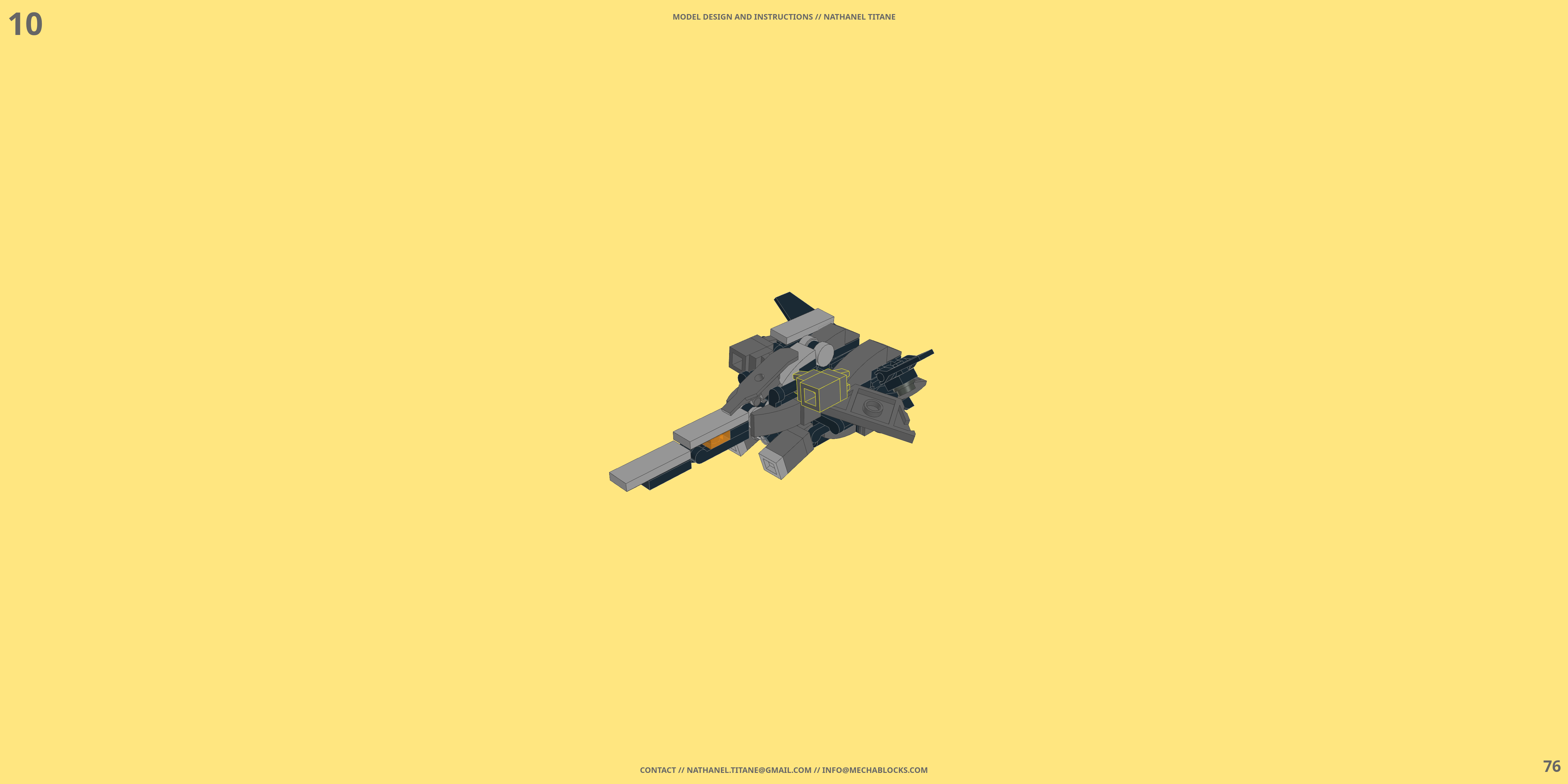 MVF-03P SIDEWINDER // FIGHTER LEGO® MOC - Instruction Sample - Page 6