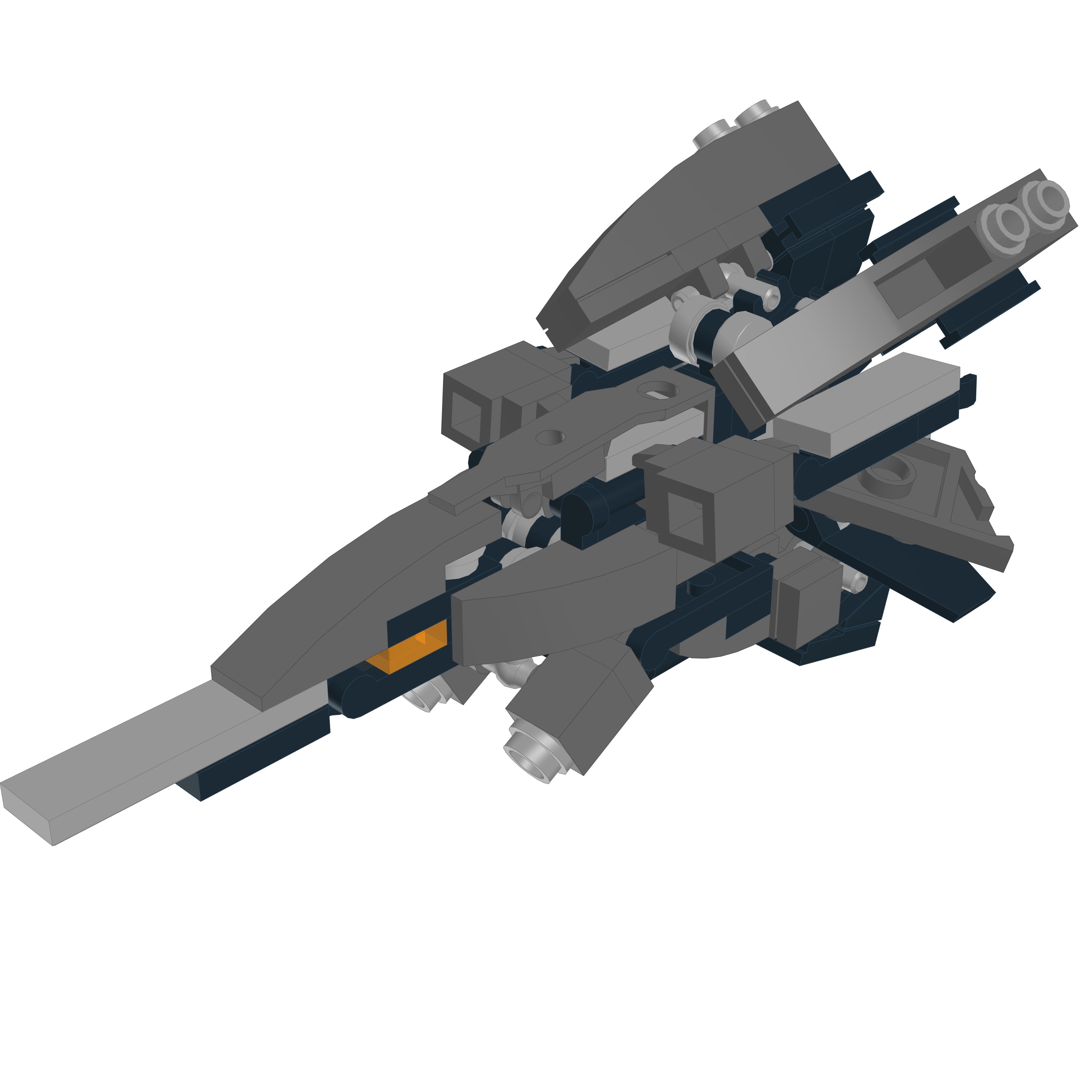 MVF-04H RUDRA // BATTROID LEGO® MOC - FIGHTER