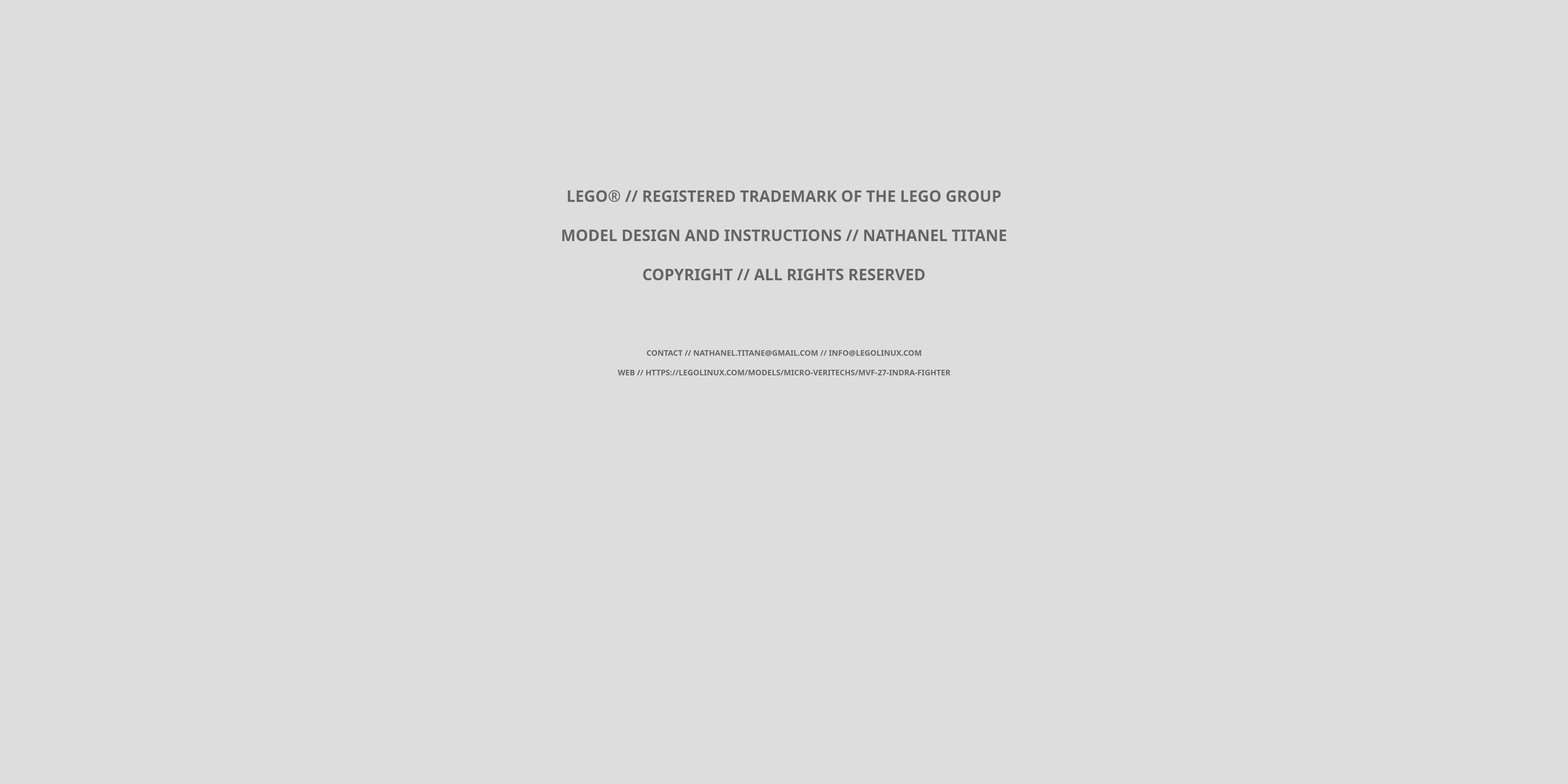 MVF-27 INDRA // FIGHTER LEGO® MOC - Instruction Sample - Page 4