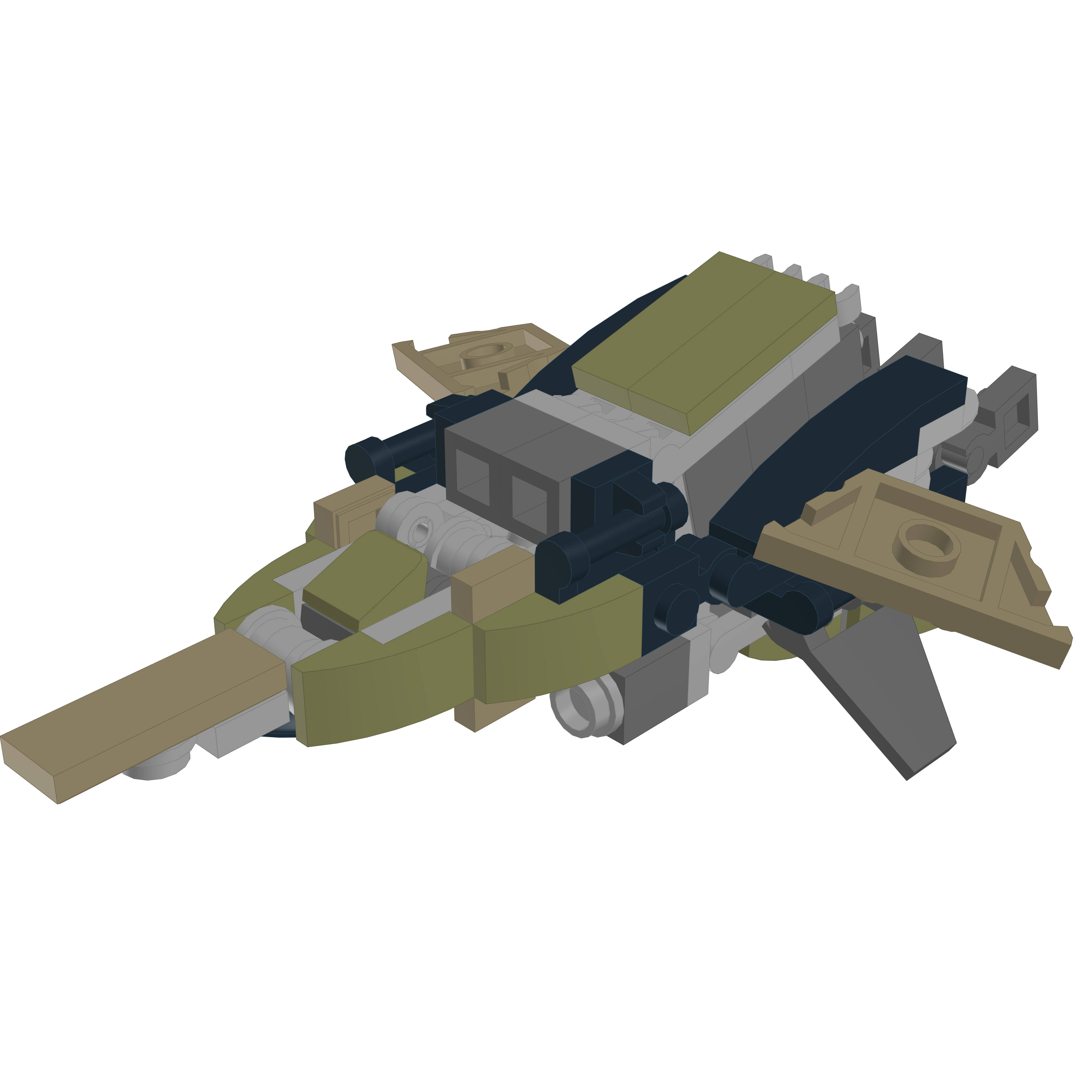 MVF-27 INDRA // GERWALK LEGO® MOC - FIGHTER