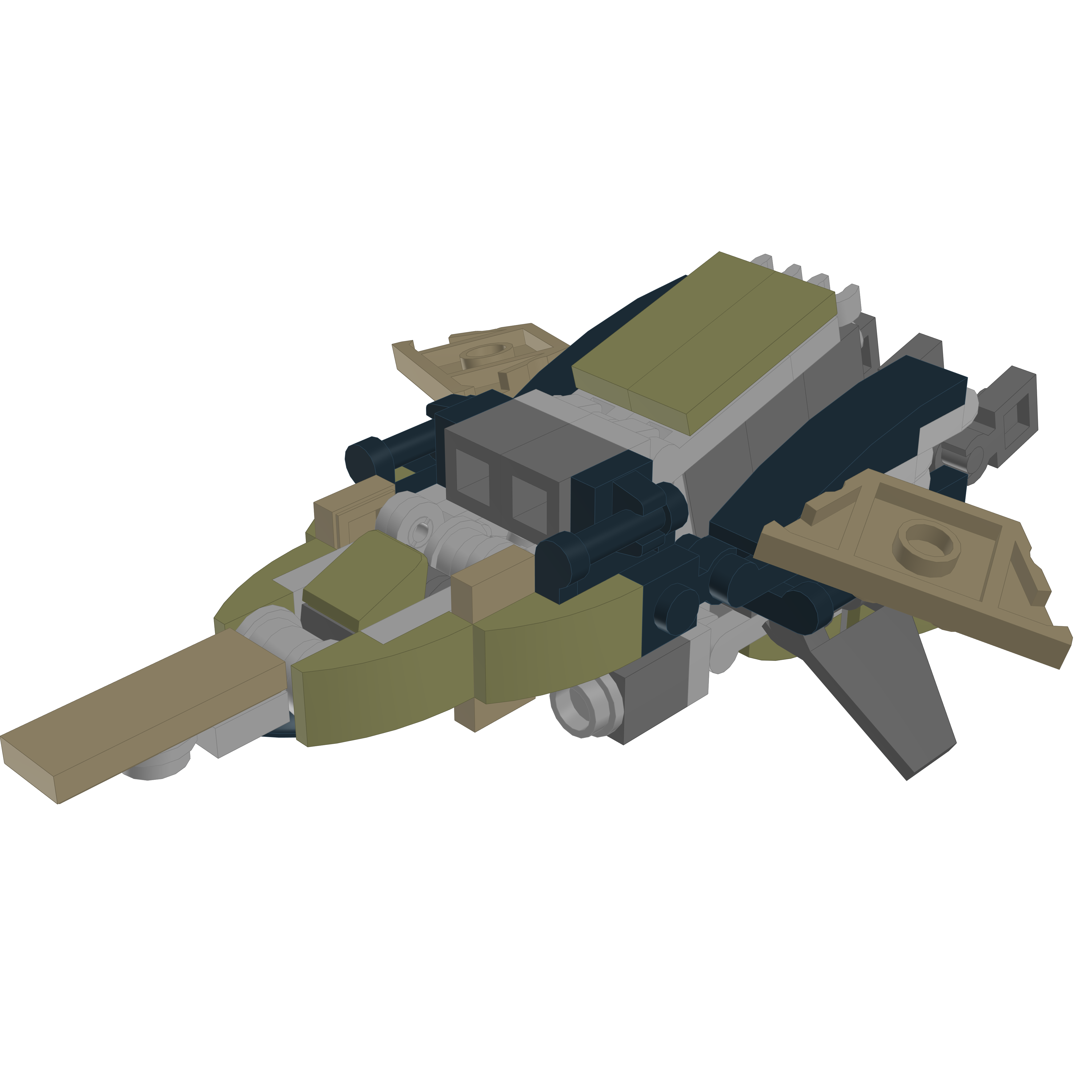 MVF-27 INDRA // BATTROID LEGO® MOC - FIGHTER
