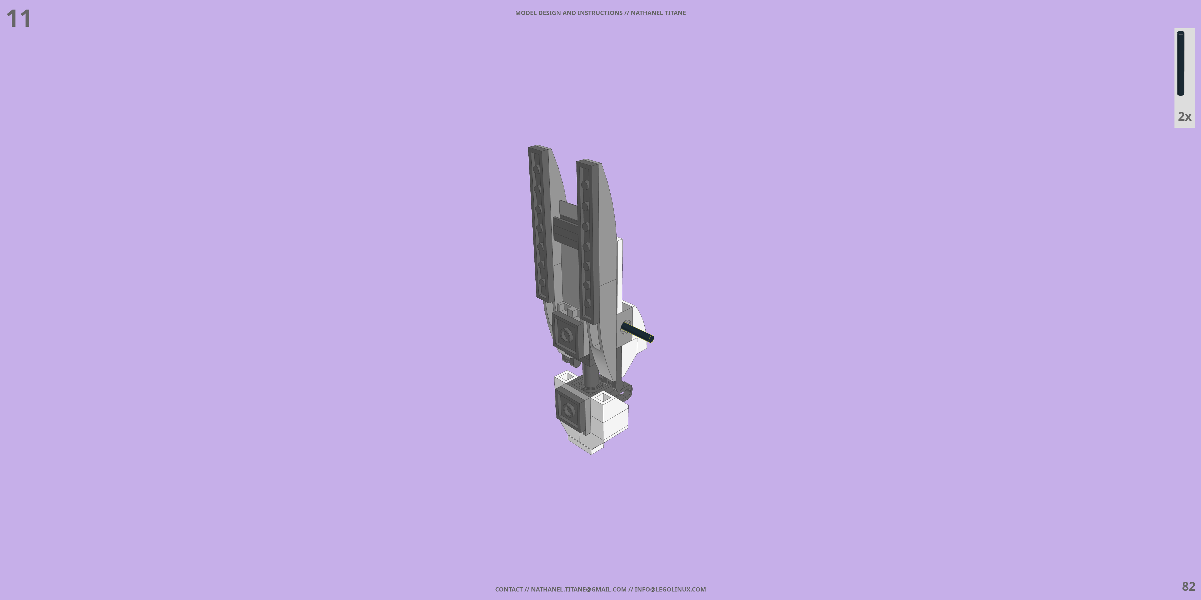 DCT-007 ENDYMION LEGO® MOC - Instruction Sample - Page 4