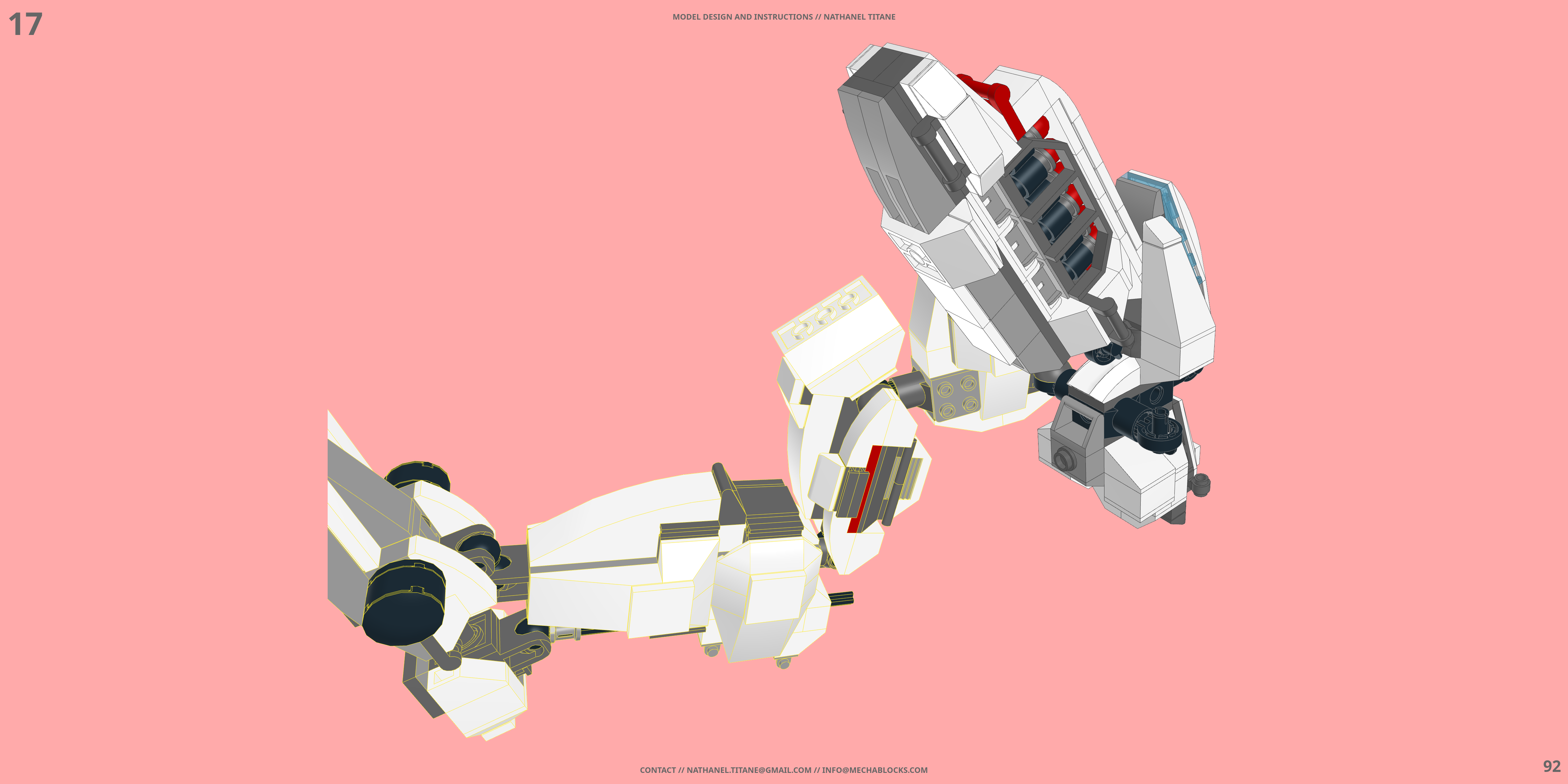 DCT-007 ENDYMION LEGO® MOC - Instruction Sample - Page 4