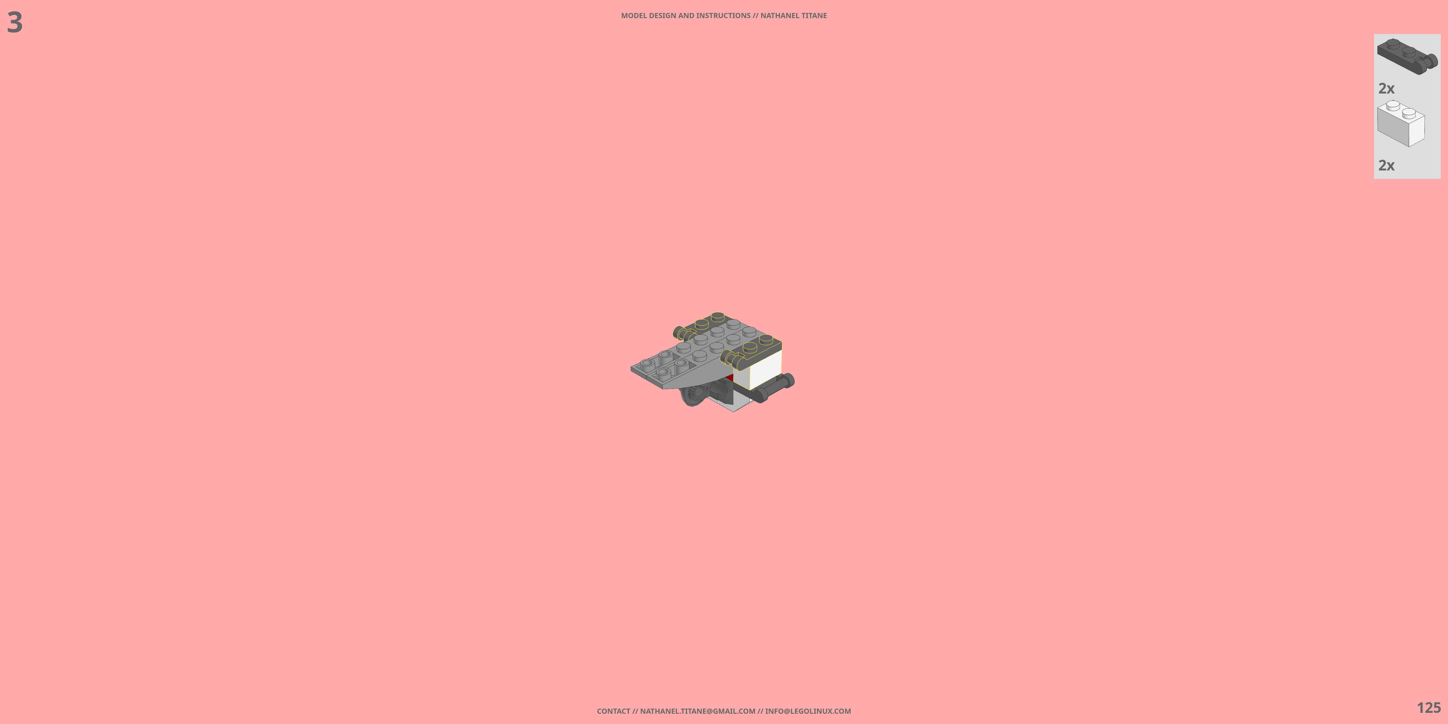 DCT-007 ENDYMION LEGO® MOC - Instruction Sample - Page 5