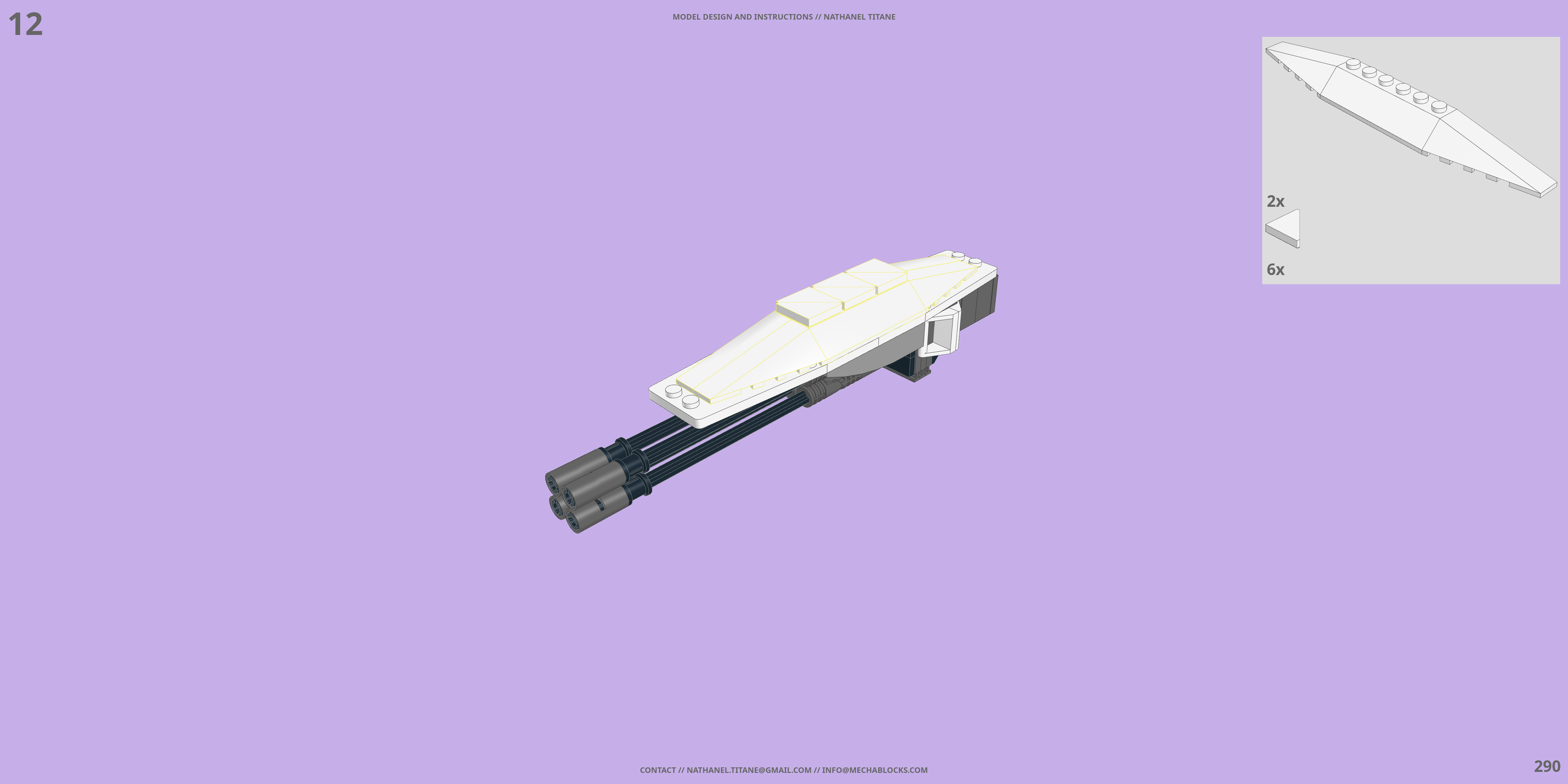 DCT-007 ENDYMION LEGO® MOC - Instruction Sample - Page 6