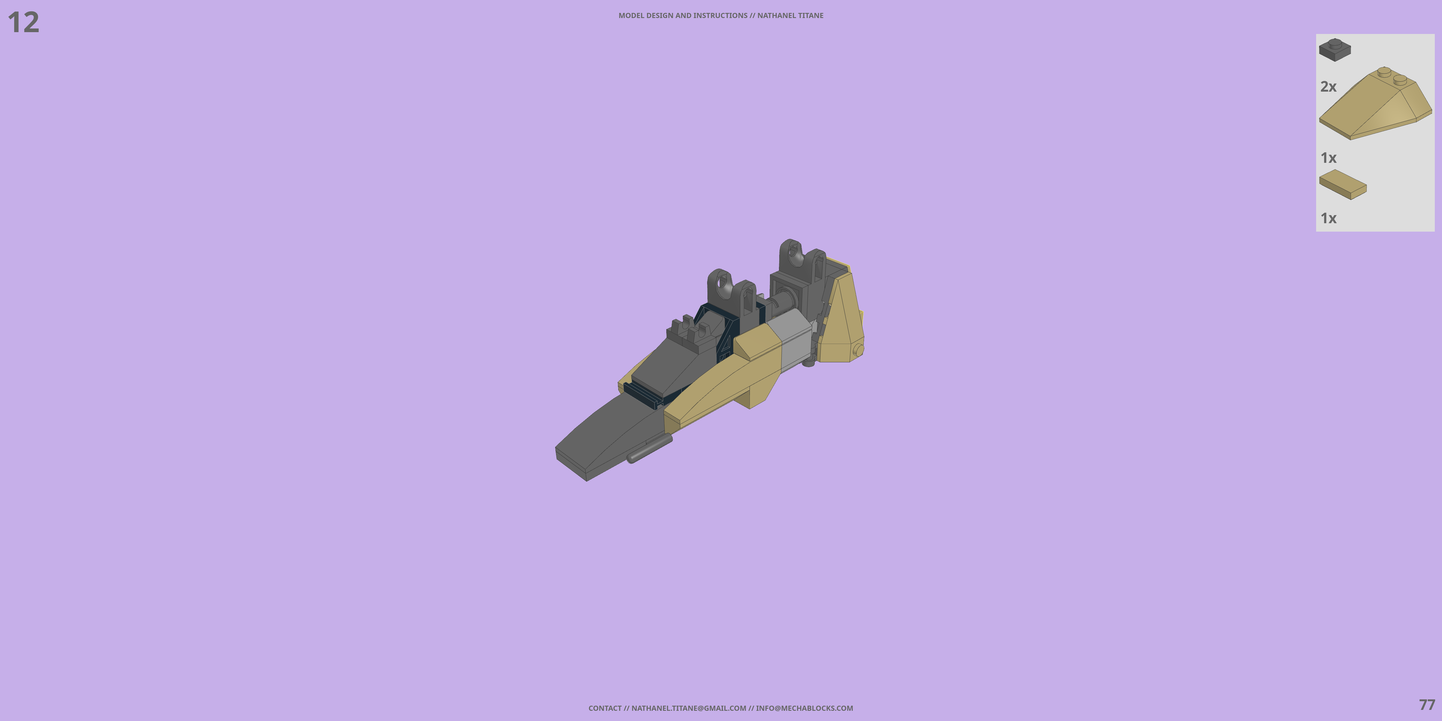 DCX-491 NEMESIS LEGO® MOC - Instruction Sample - Page 3