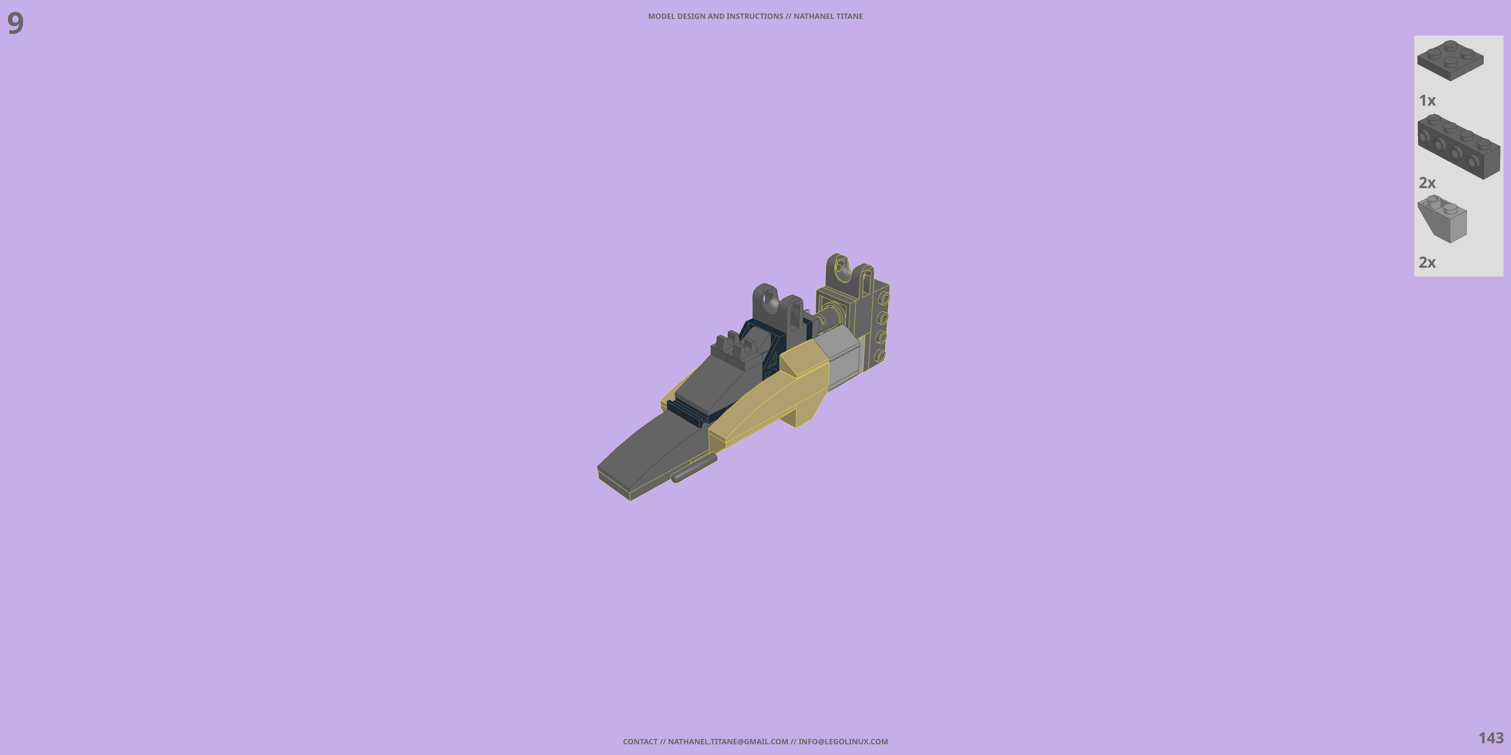 DCX-491 NEMESIS LEGO® MOC - Instruction Sample - Page 5