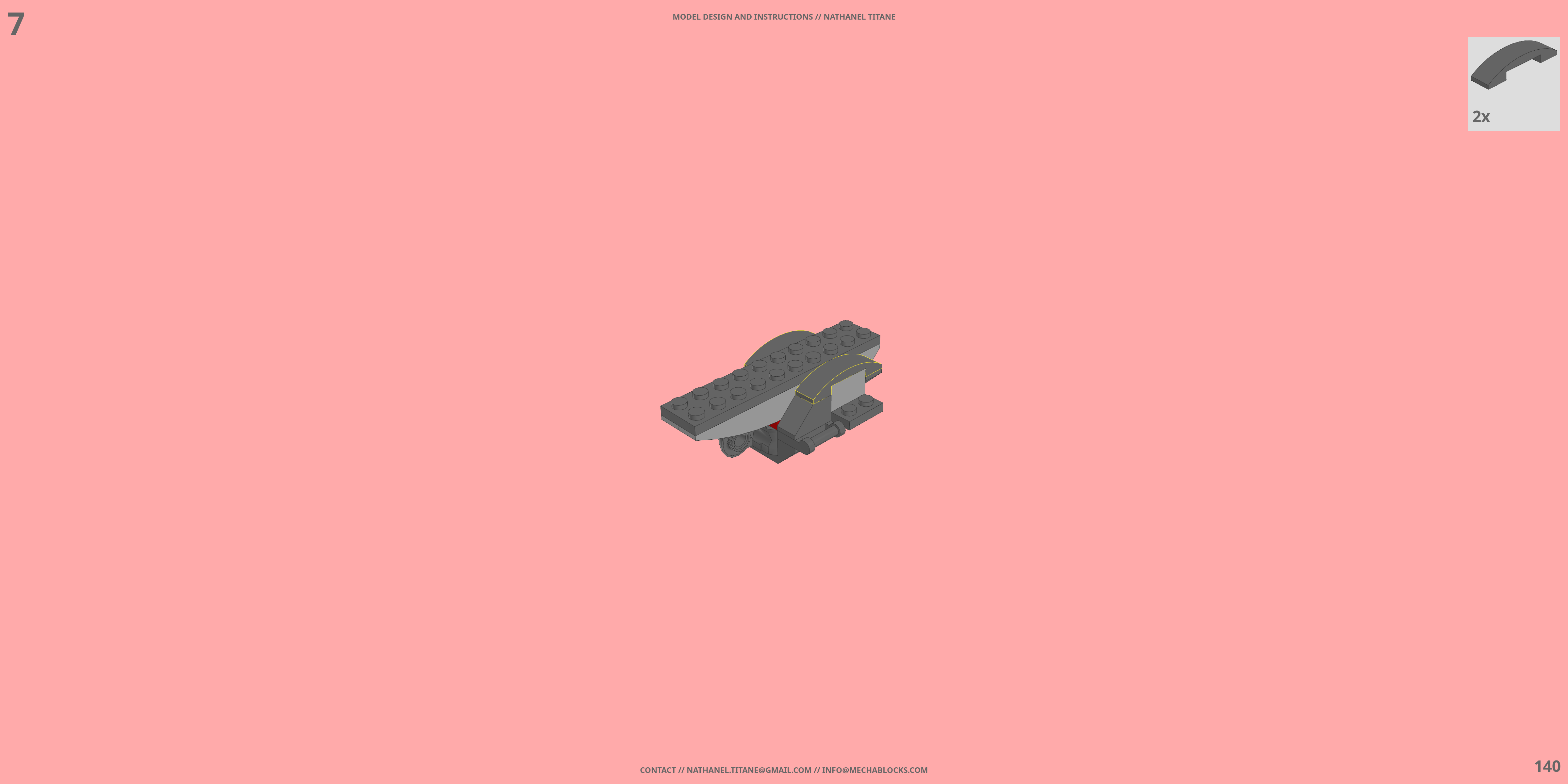 MSC-308 CEREBREUS LEGO® MOC - Instruction Sample - Page 5