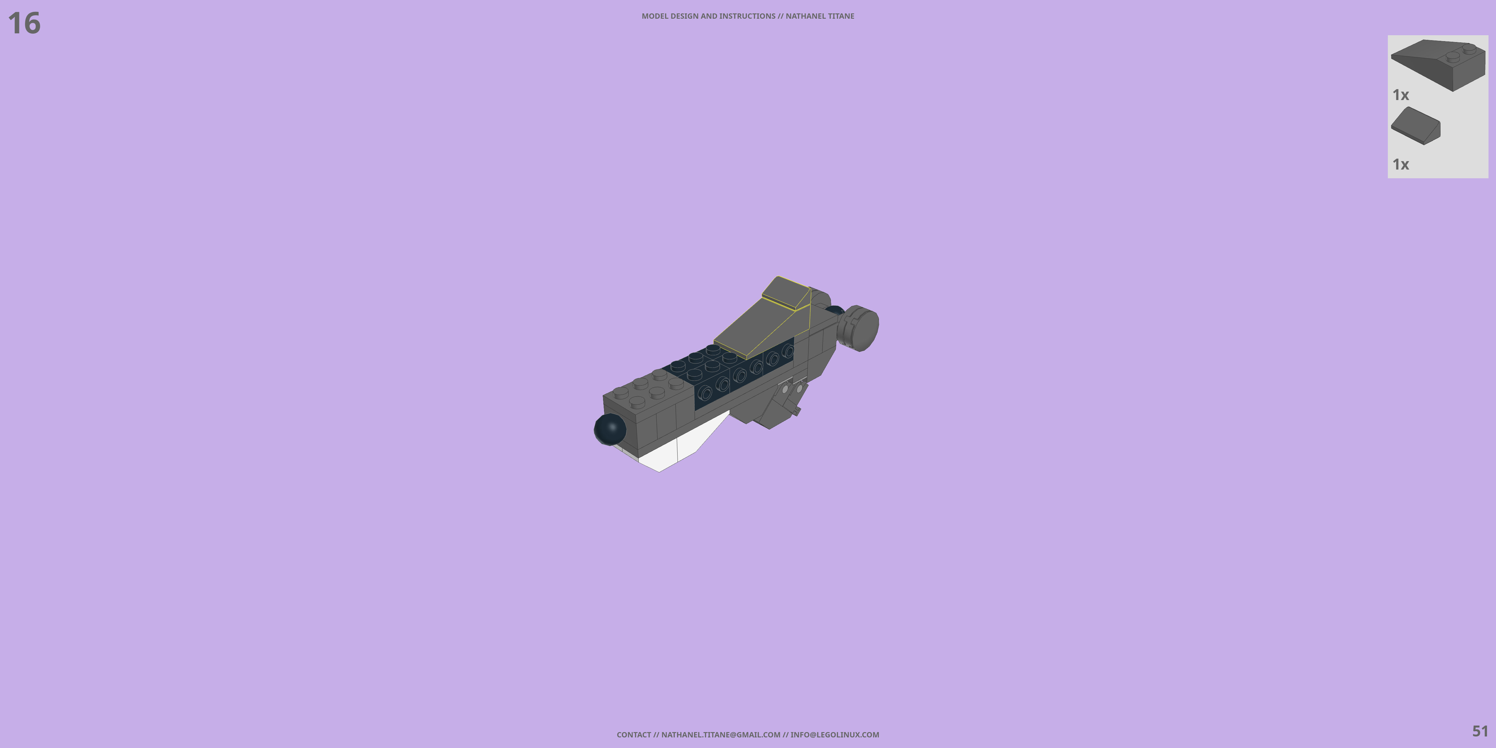 GAT-X102 DUEL LEGO® MOC - Instruction Sample - Page 2