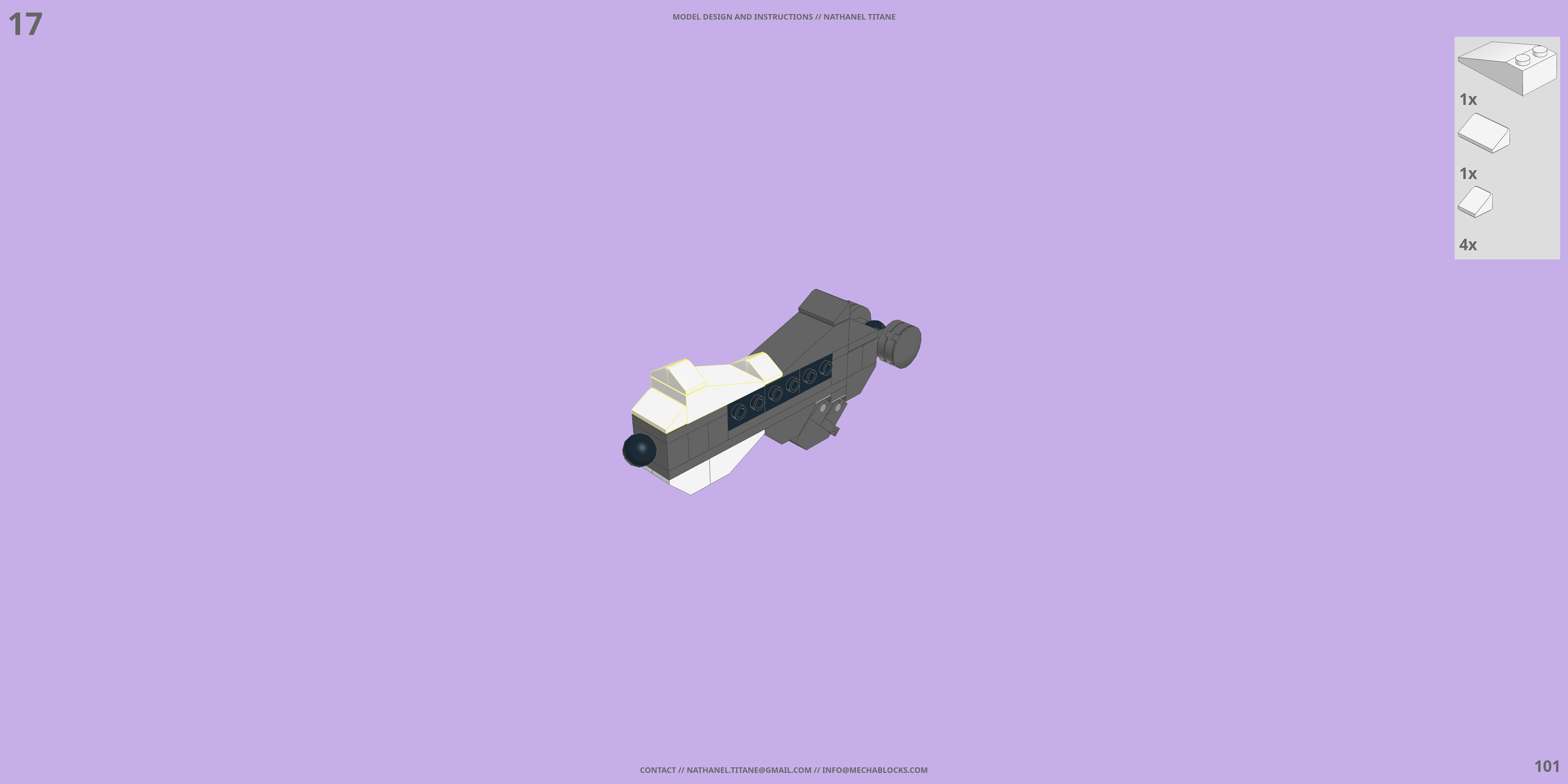 GAT-X102 DUEL LEGO® MOC - Instruction Sample - Page 4