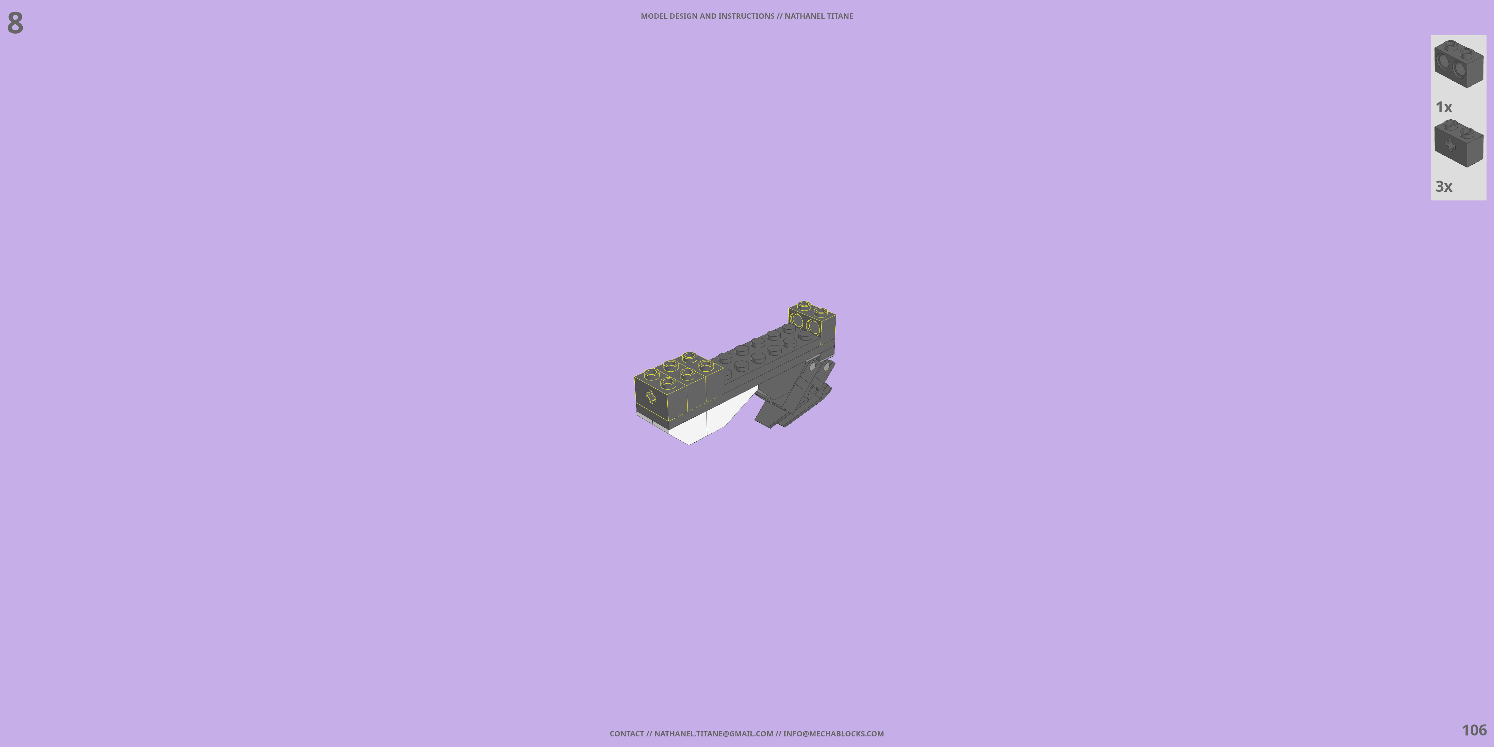 GAT-X105 STRIKE // AILE LEGO® MOC - Instruction Sample - Page 3