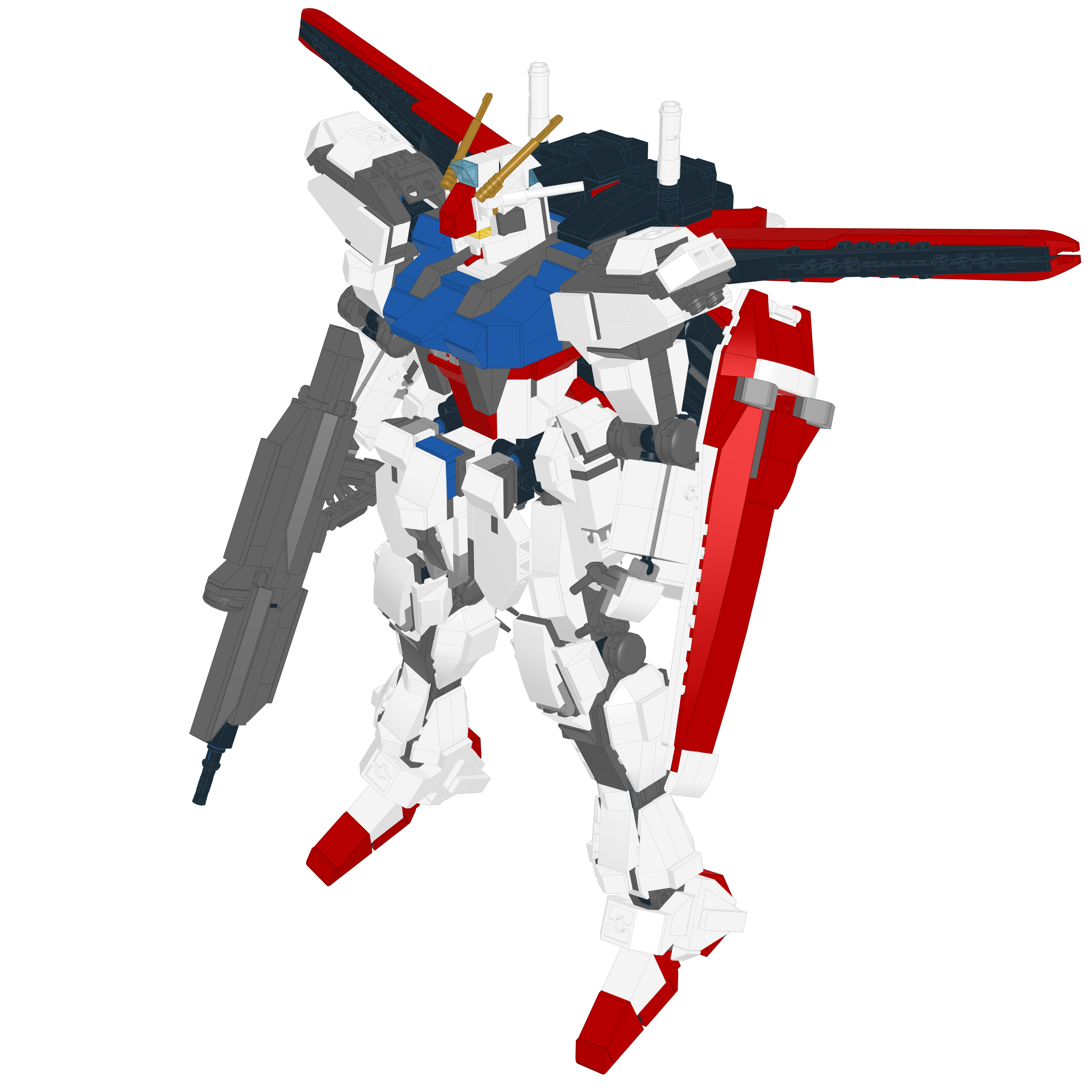 GAT-X105 STRIKE // STRIKE LEGO® MOC - AILE