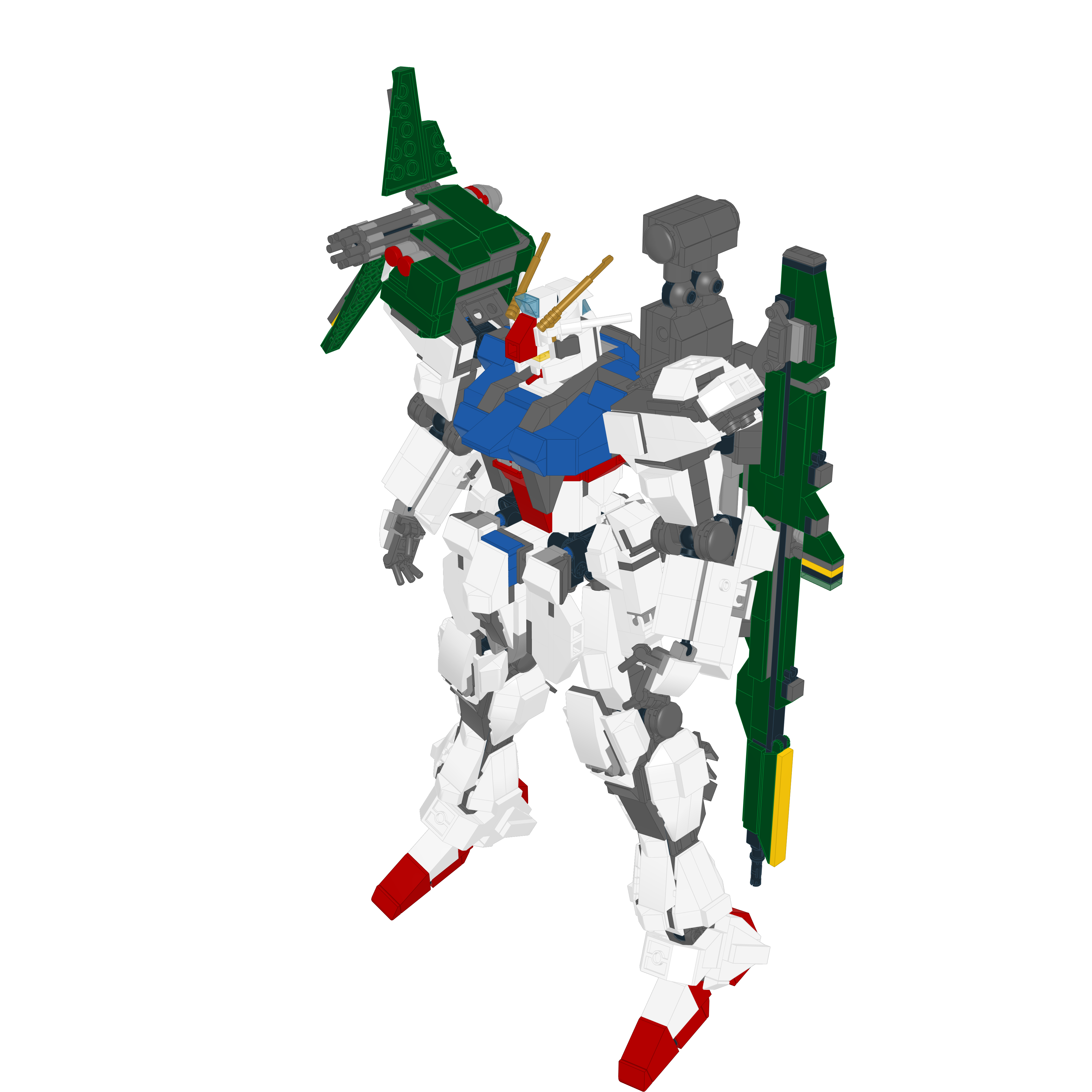 GAT-X105 STRIKE // STRIKE LEGO® MOC - LAUNCHER