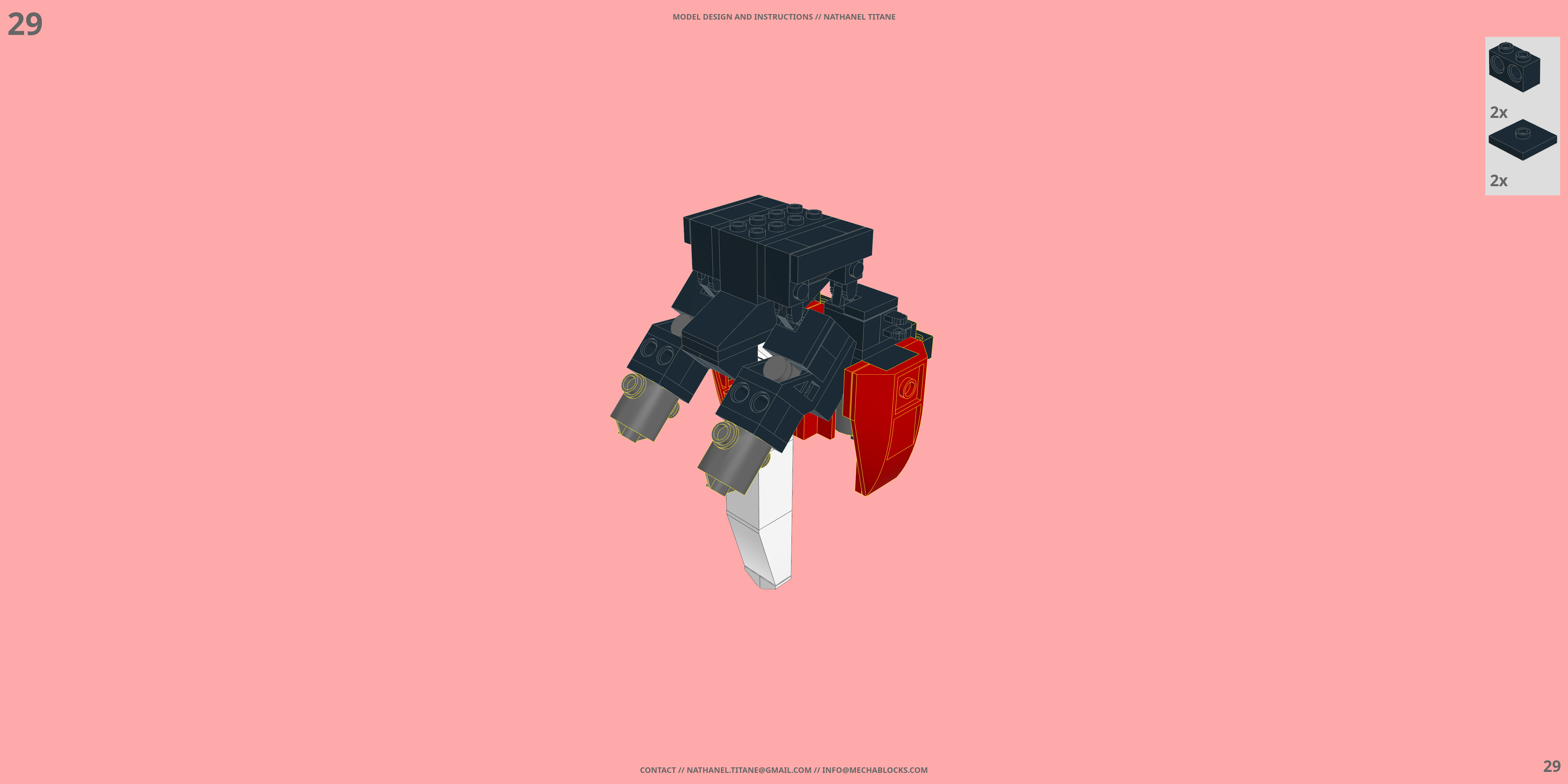 GAT-X105 STRIKE // AILE PACK LEGO® MOC - Instruction Sample - Page 4