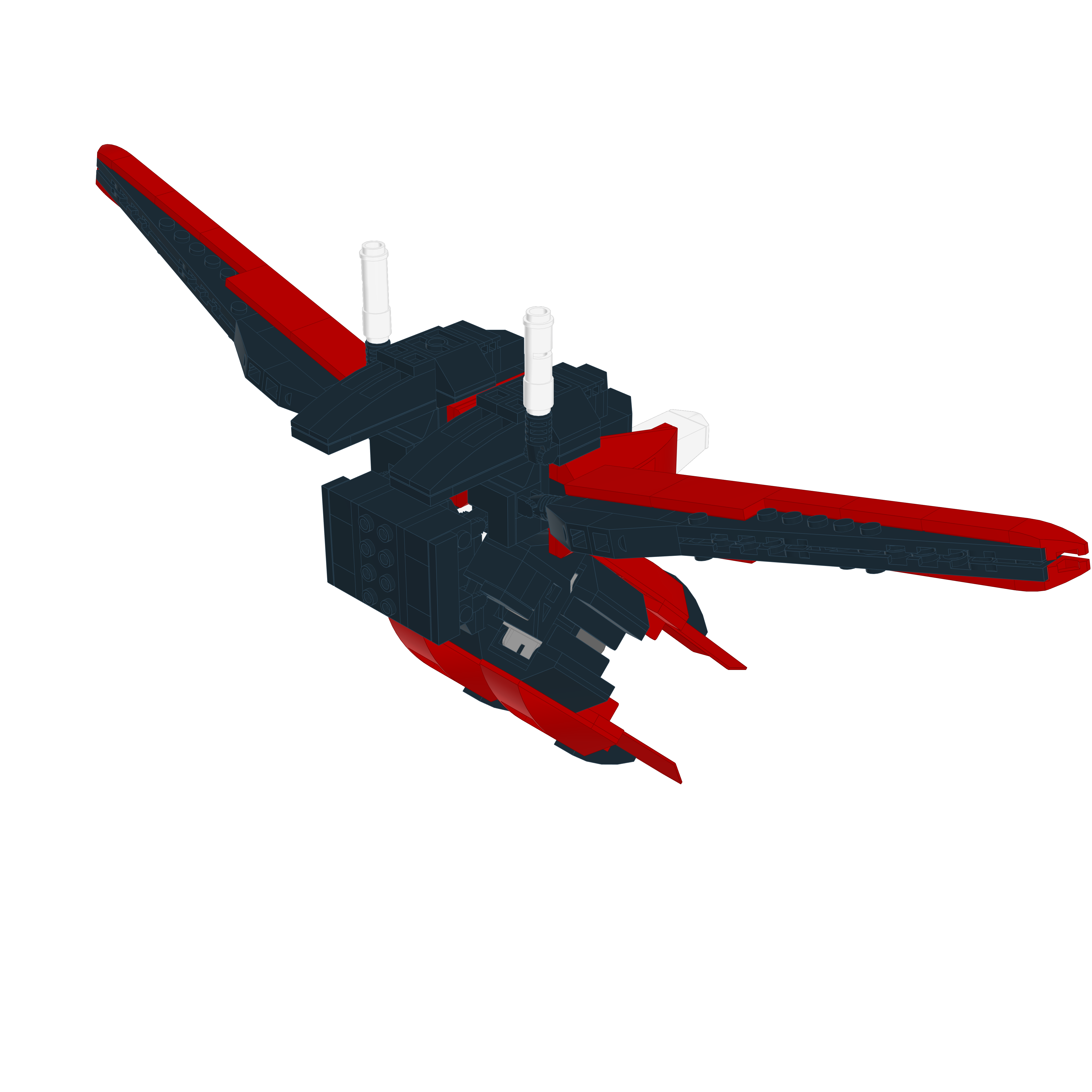 GAT-X105 STRIKE // STRIKE LEGO® MOC - PACK AILE