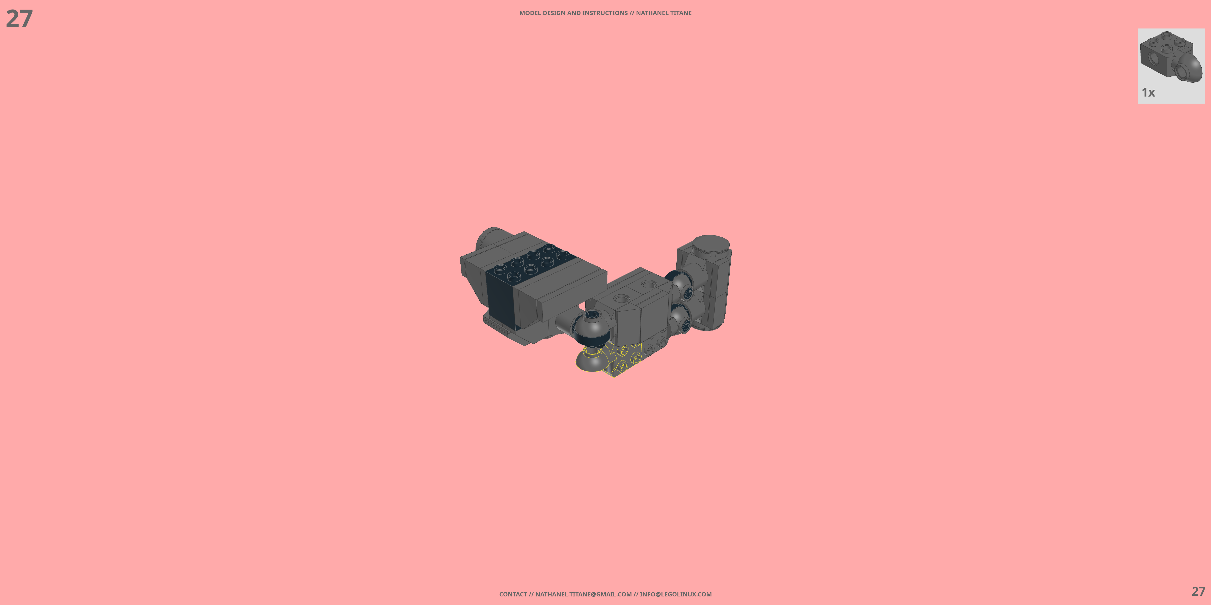 GAT-X105 STRIKE // LAUNCHER PACK LEGO® MOC - Instruction Sample - Page 2