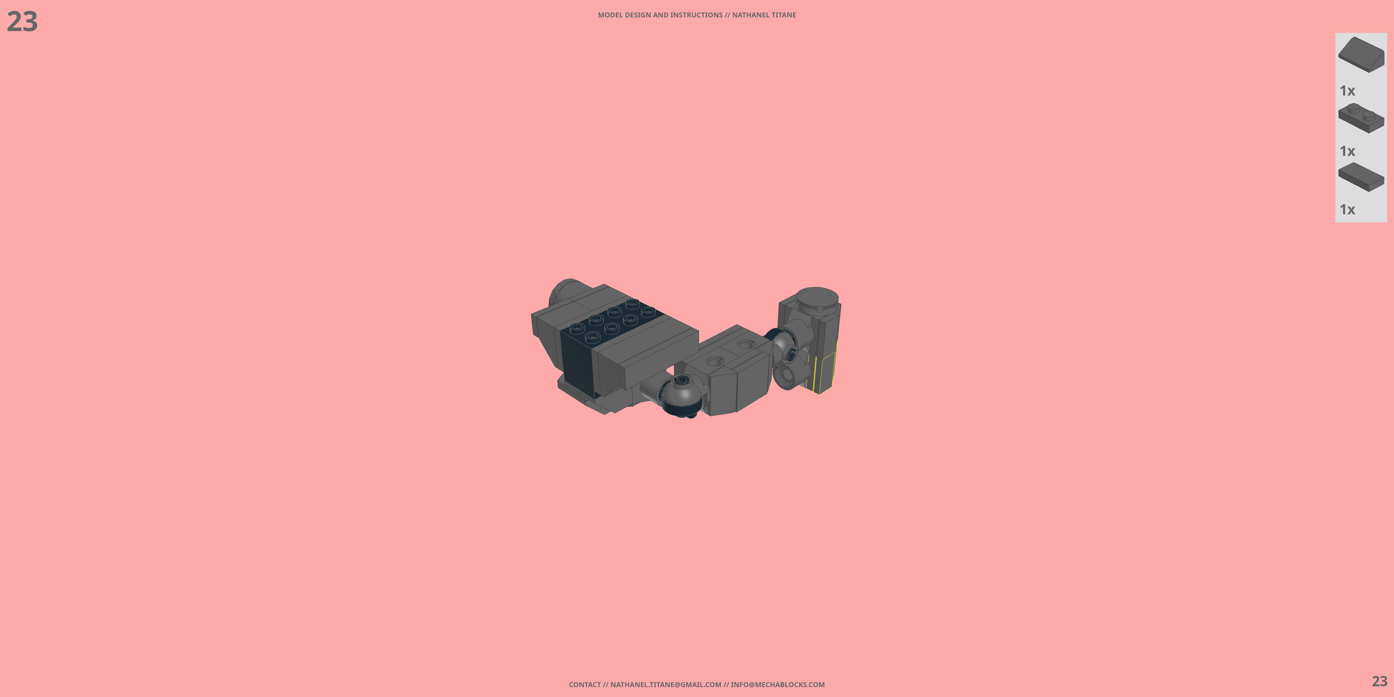 GAT-X105 STRIKE // LAUNCHER PACK LEGO® MOC - Instruction Sample - Page 2