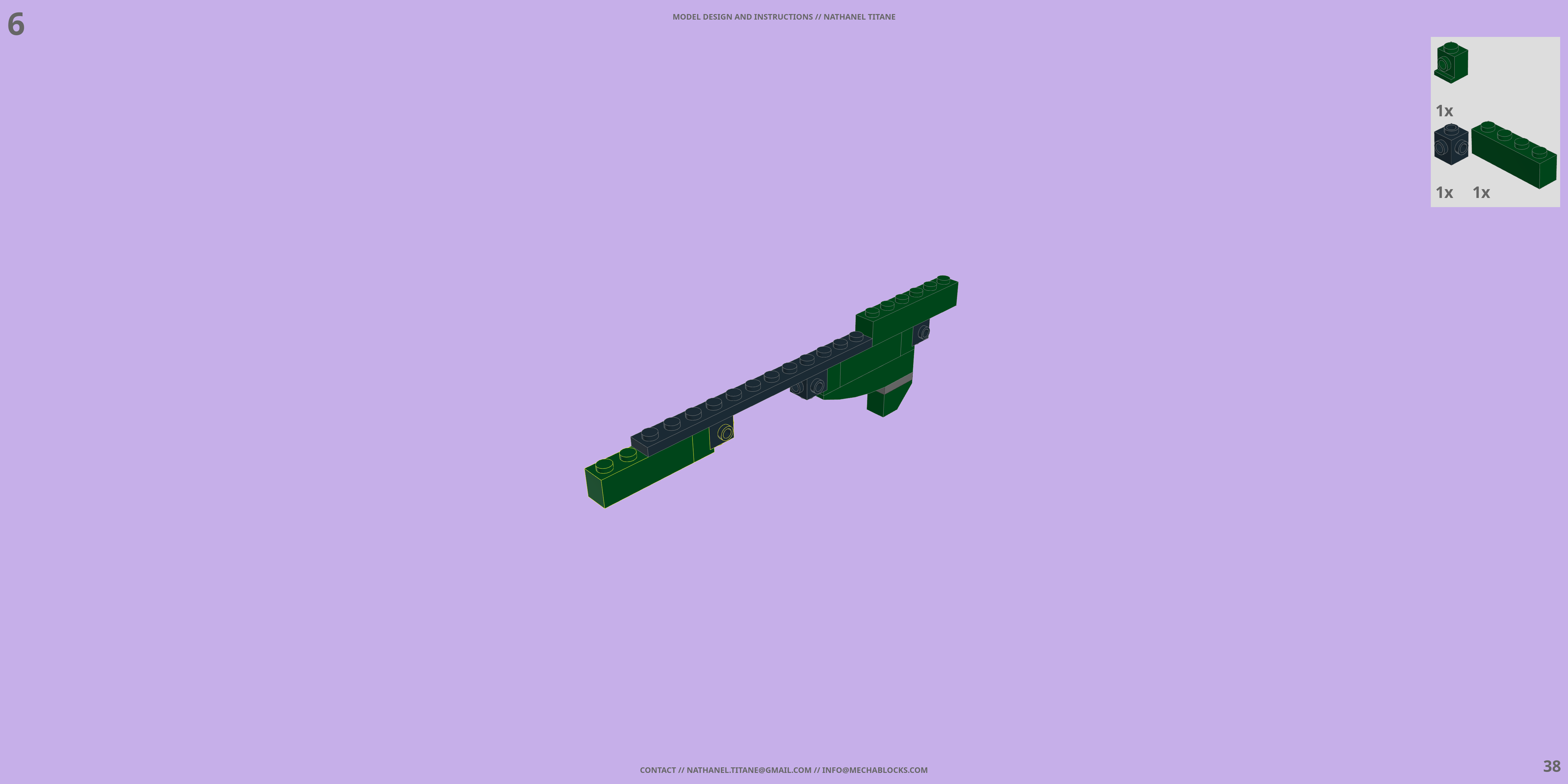 GAT-X105 STRIKE // LAUNCHER PACK LEGO® MOC - Instruction Sample - Page 4