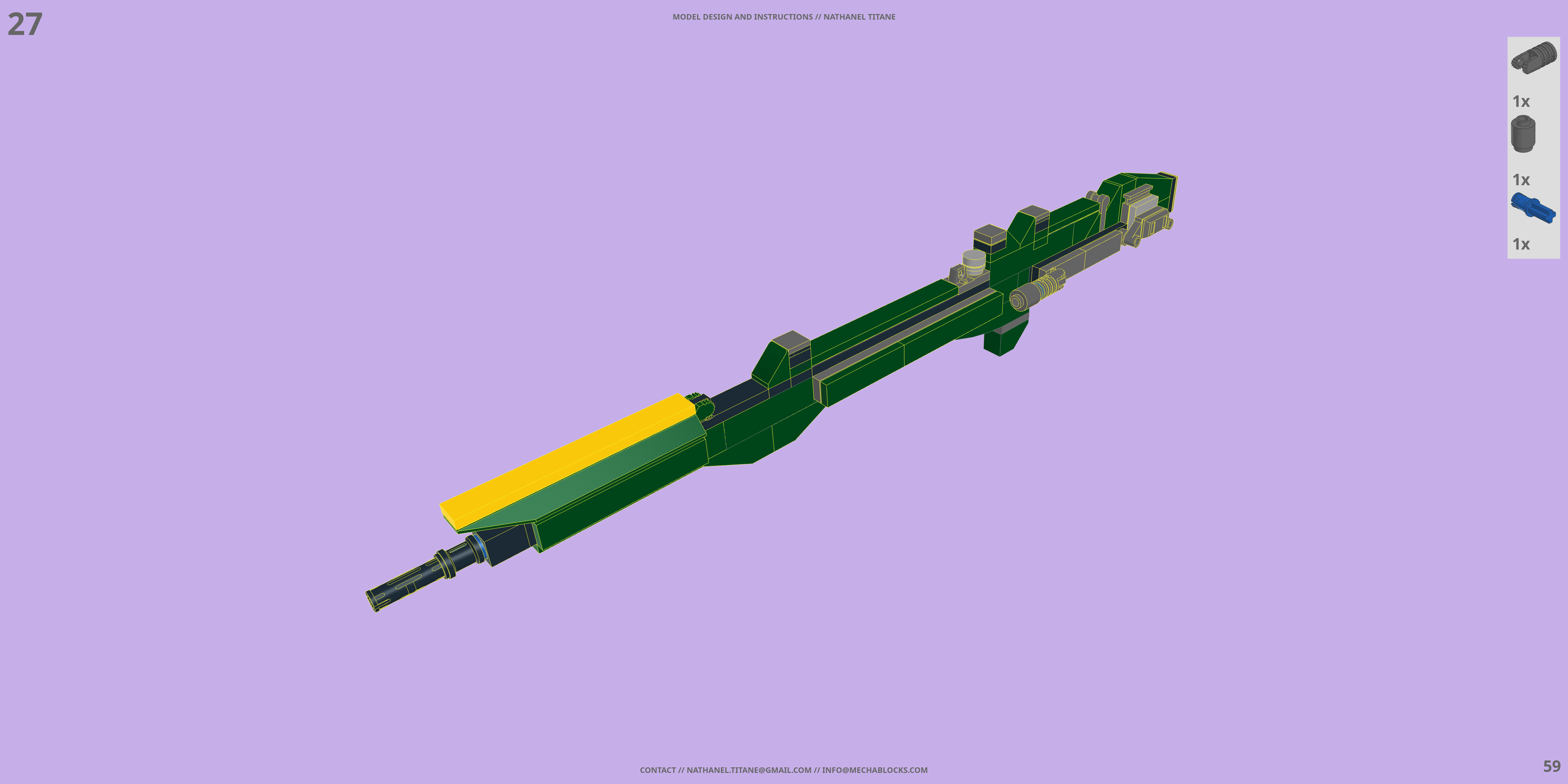 GAT-X105 STRIKE // LAUNCHER PACK LEGO® MOC - Instruction Sample - Page 6