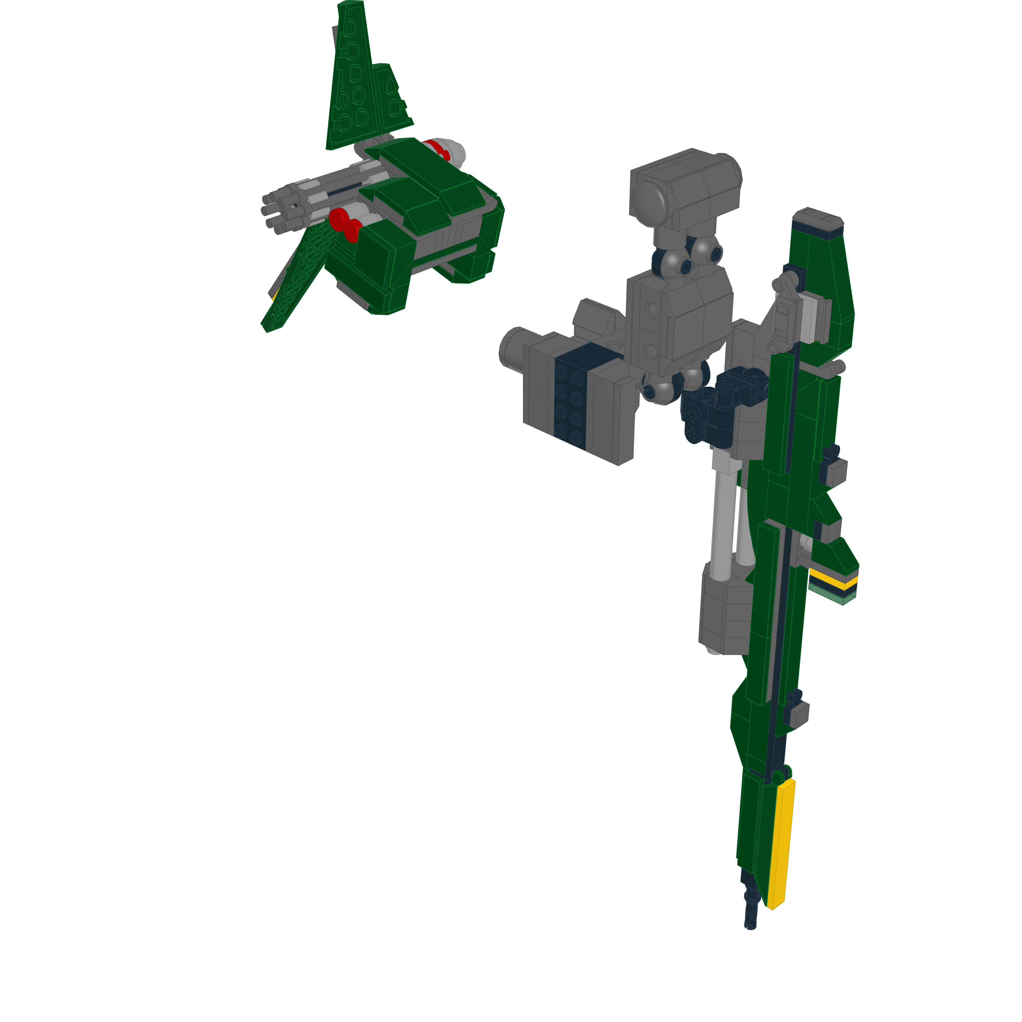 GAT-X105 STRIKE // STRIKE LEGO® MOC - PACK LAUNCHER