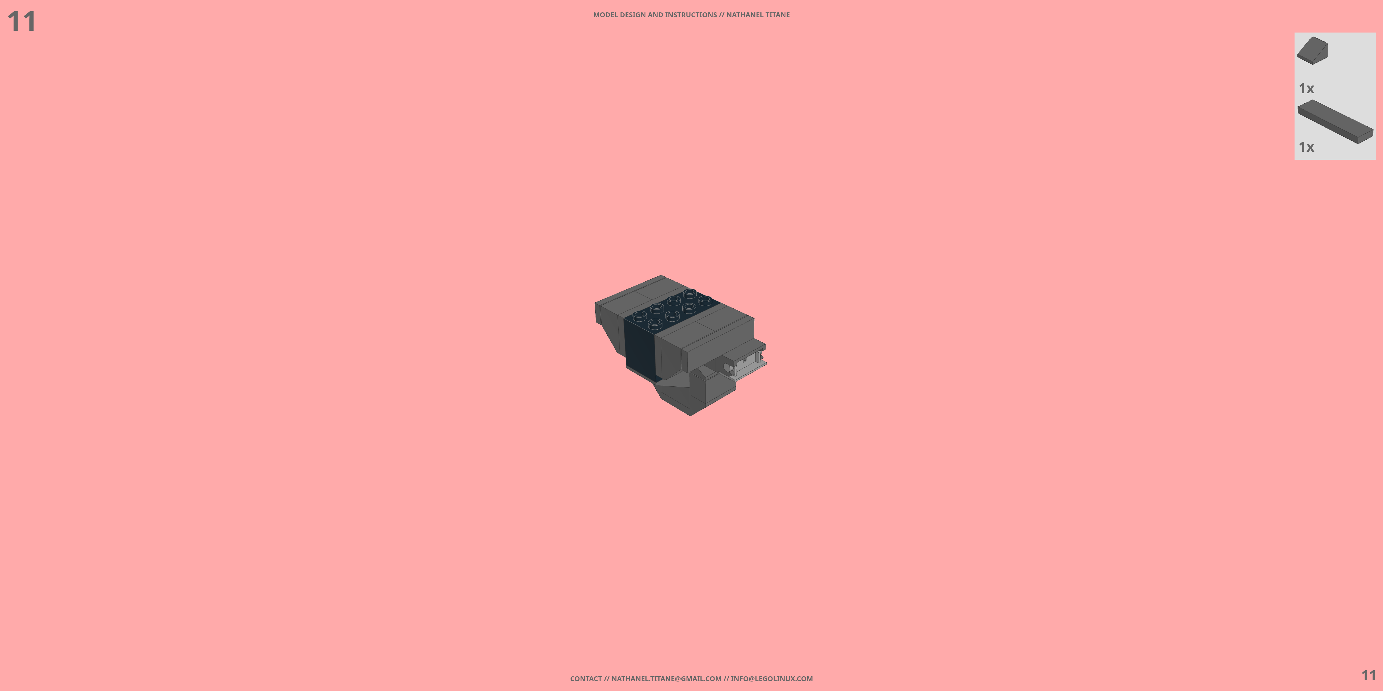 GAT-X105 STRIKE // SWORD PACK LEGO® MOC - Instruction Sample - Page 2