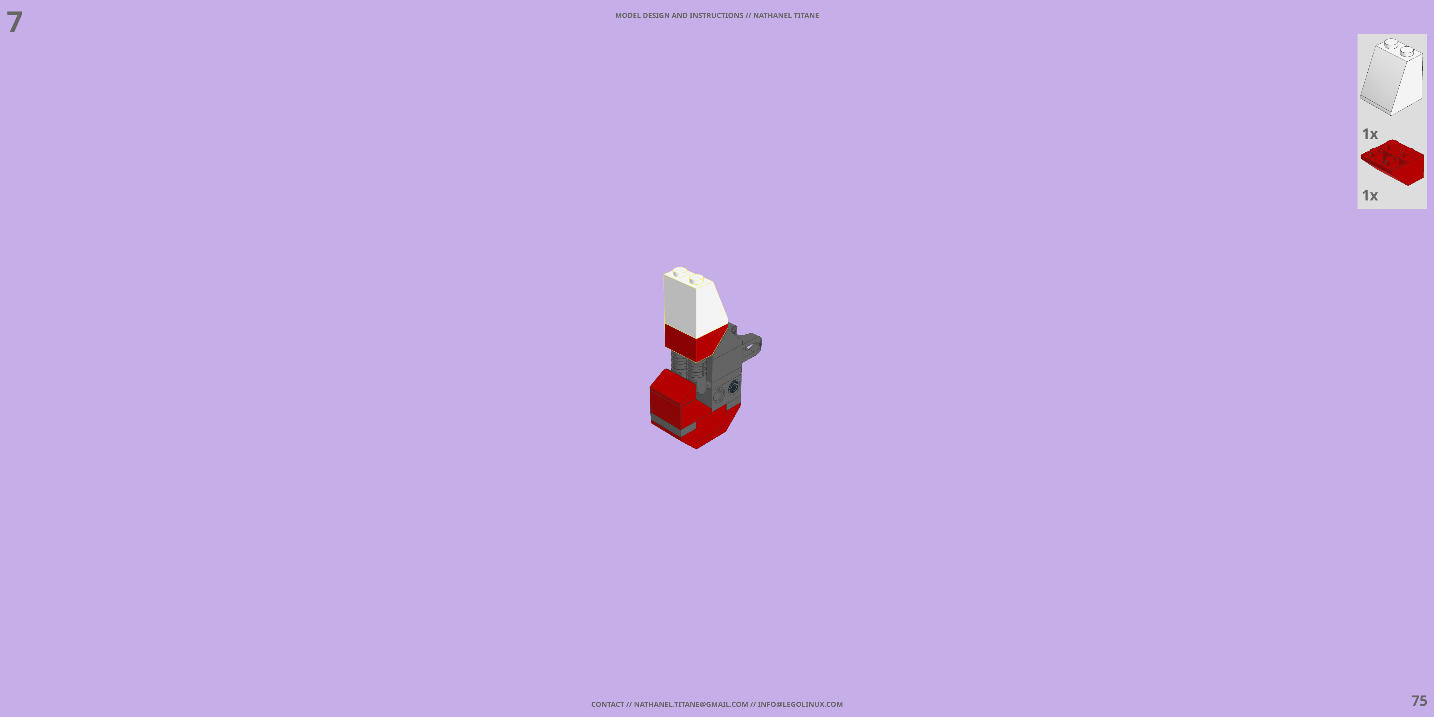 GAT-X105 STRIKE // STRIKE LEGO® MOC - Instruction Sample - Page 3
