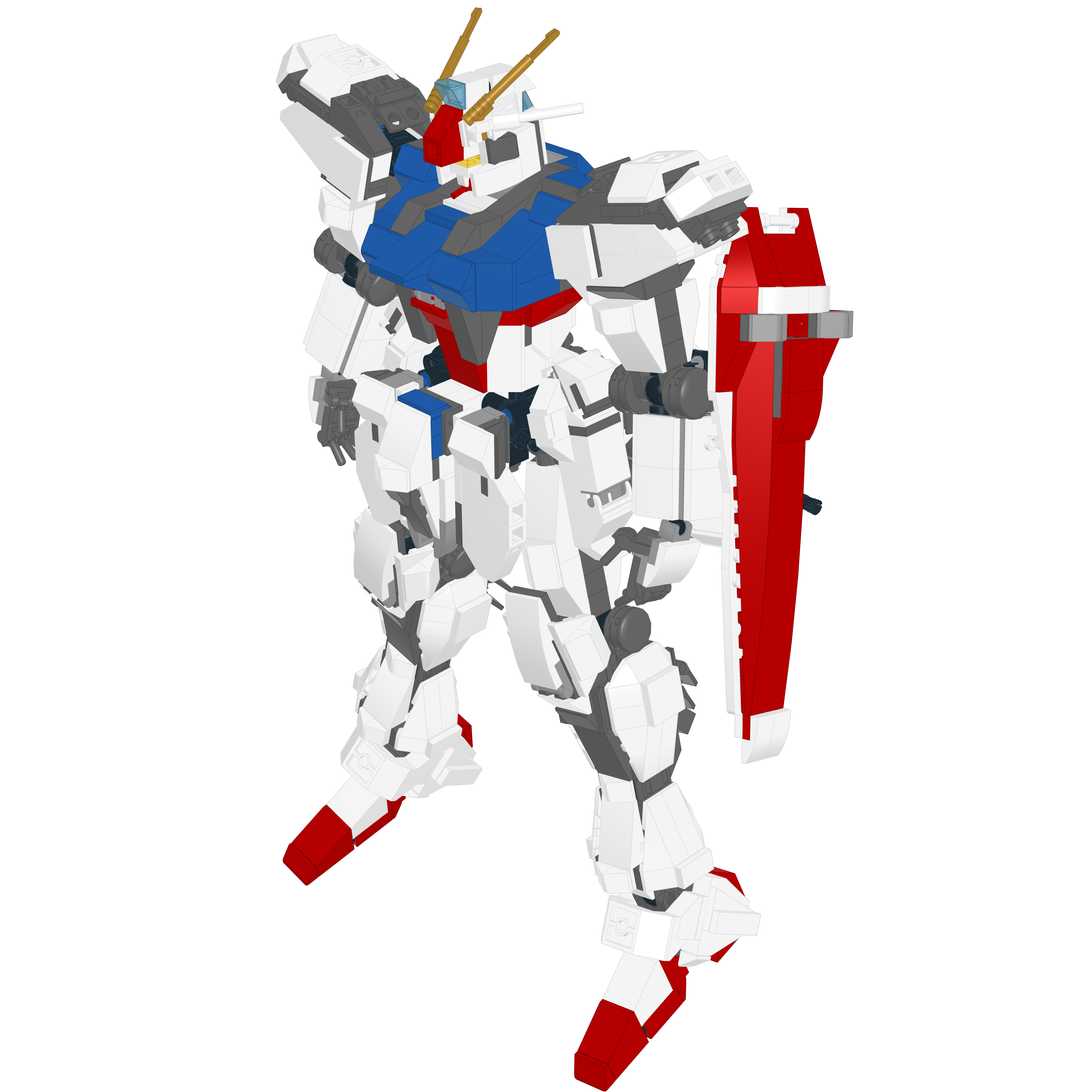 GAT-X105 STRIKE // SWORD LEGO® MOC - STRIKE