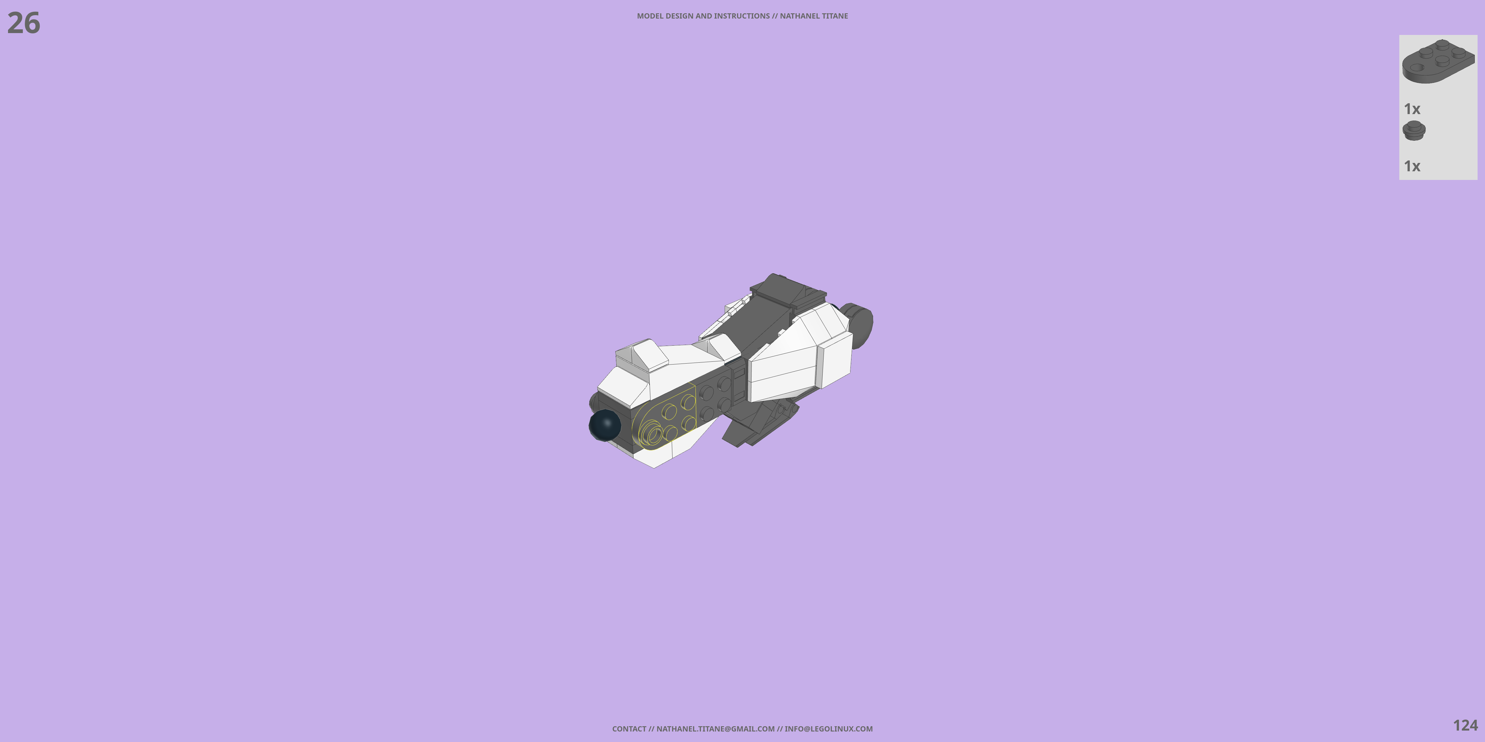 GAT-X105 STRIKE // SWORD LEGO® MOC - Instruction Sample - Page 4