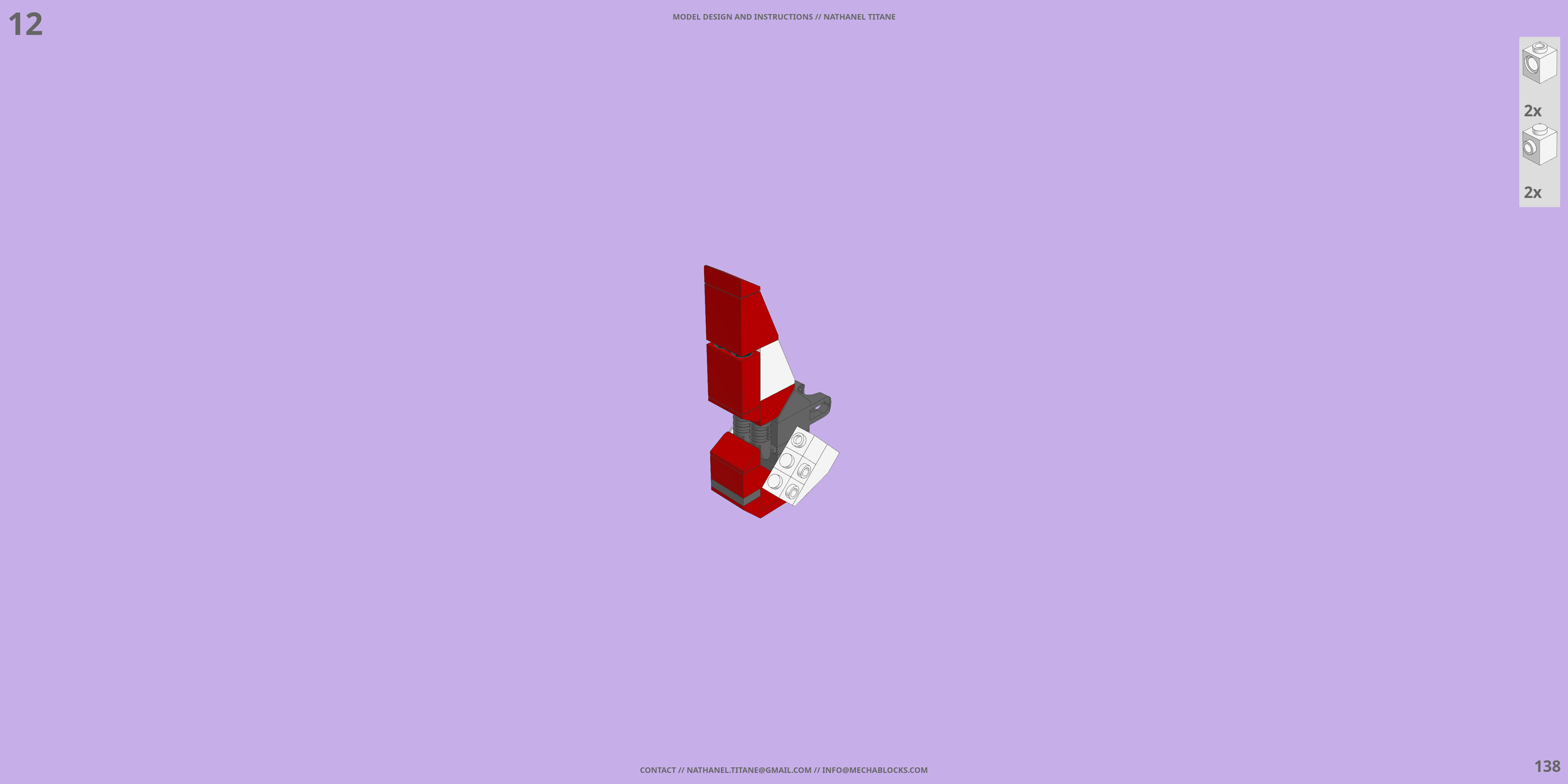 GAT-X105 STRIKE // SWORD LEGO® MOC - Instruction Sample - Page 4
