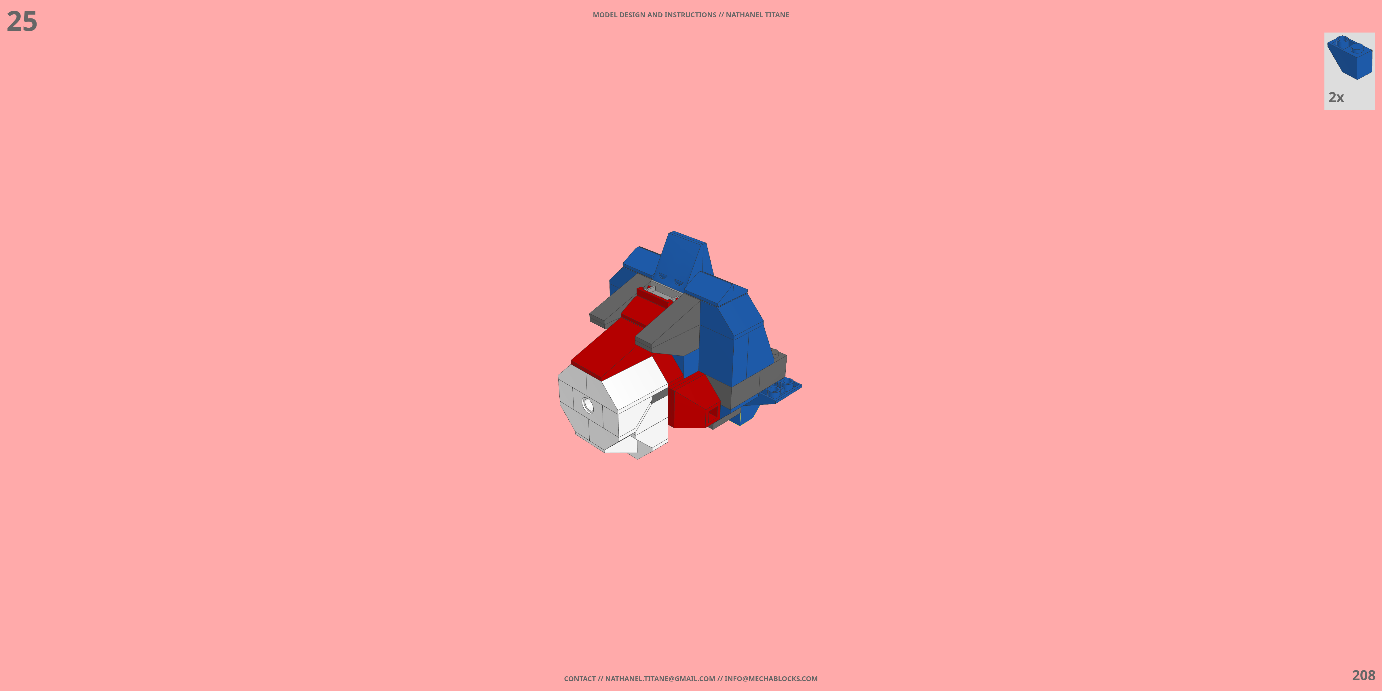 GAT-X105 STRIKE // SWORD LEGO® MOC - Instruction Sample - Page 5