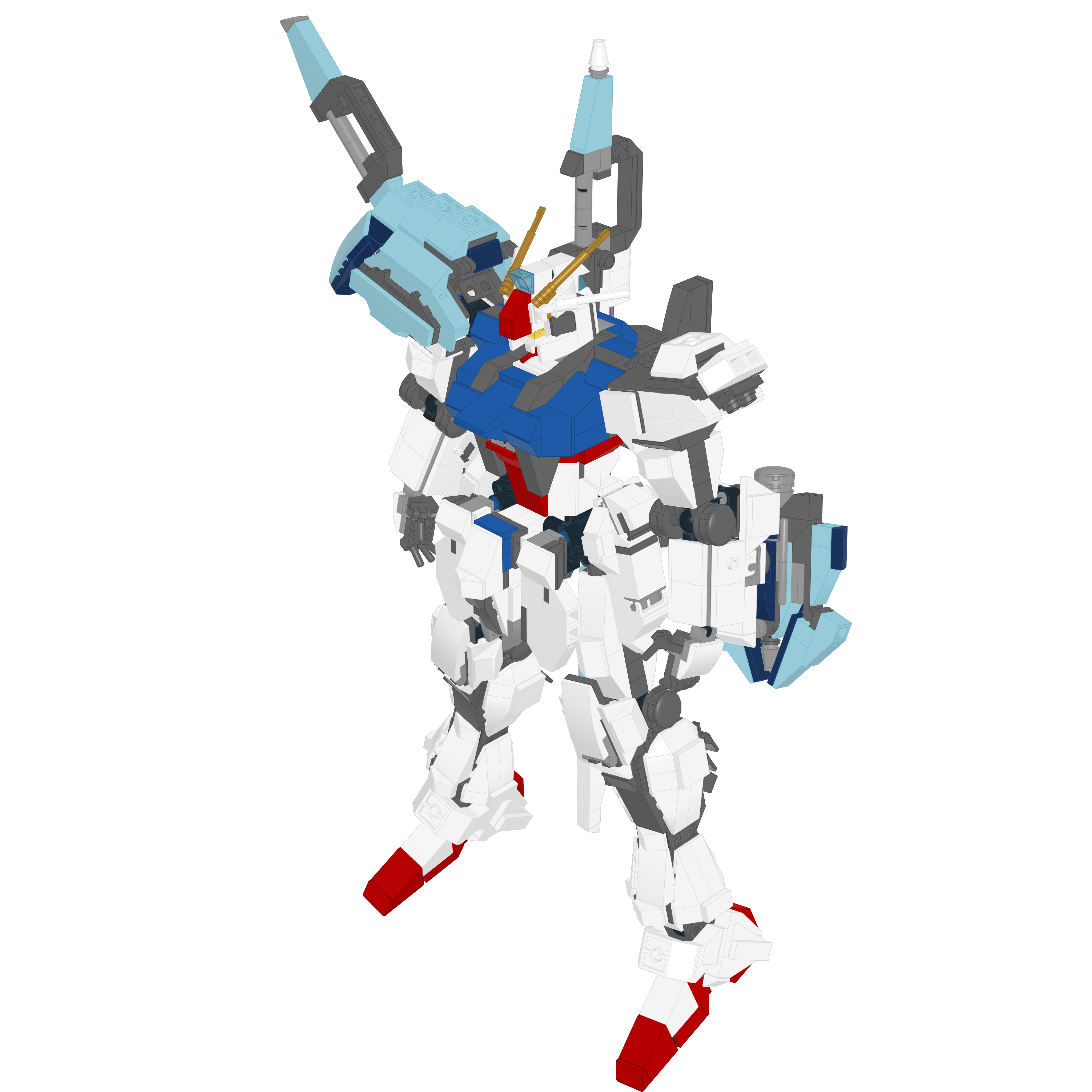 GAT-X105 STRIKE // STRIKE LEGO® MOC - SWORD