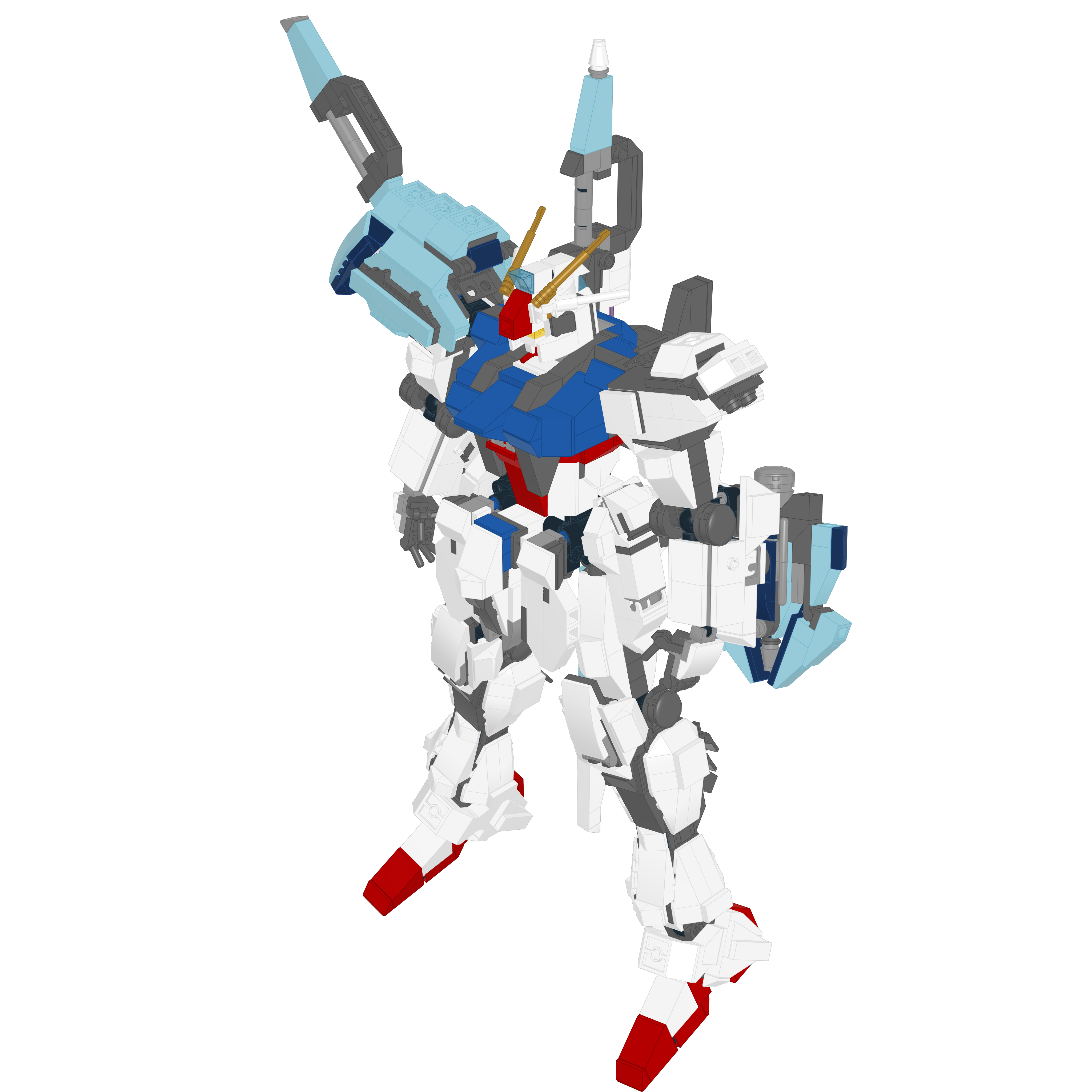 GAT-X105 STRIKE // STRIKE LEGO® MOC - SWORD