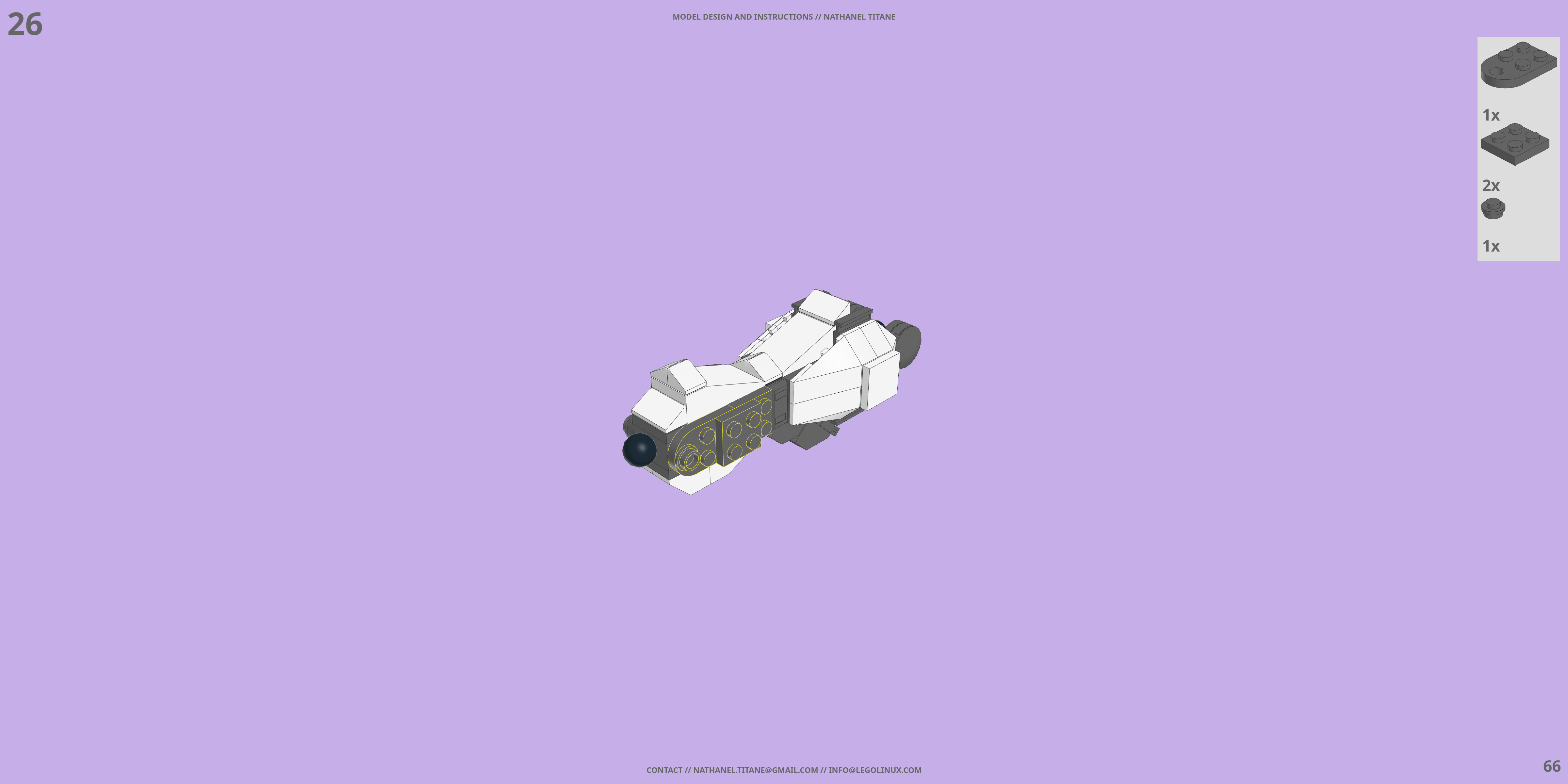 GAT-X105E STRIKE NOIR LEGO® MOC - Instruction Sample - Page 2