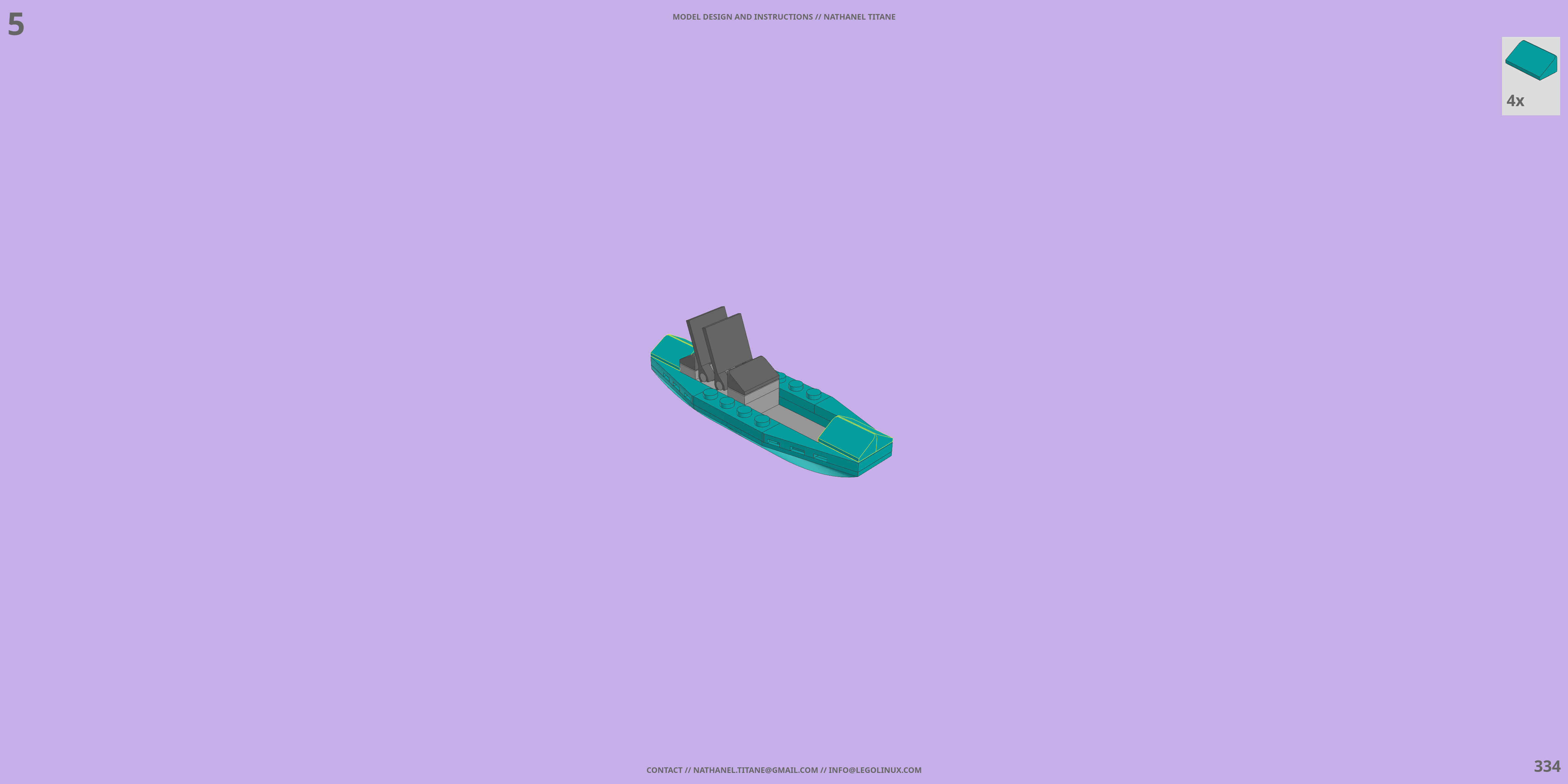 GAT-X131 CALAMITY LEGO® MOC - Instruction Sample - Page 6
