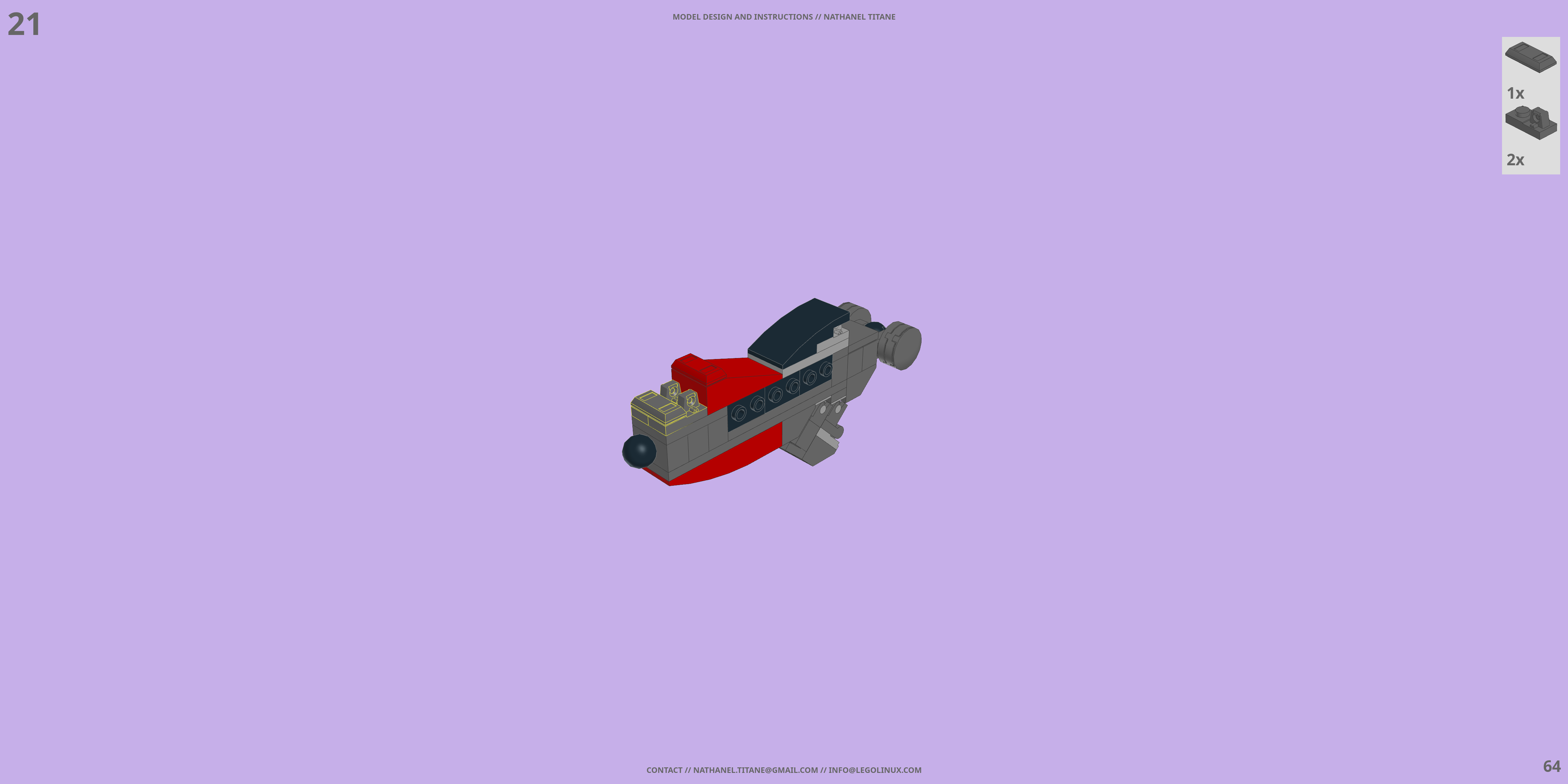 GAT-X133 SWORD CALAMITY LEGO® MOC - Instruction Sample - Page 2