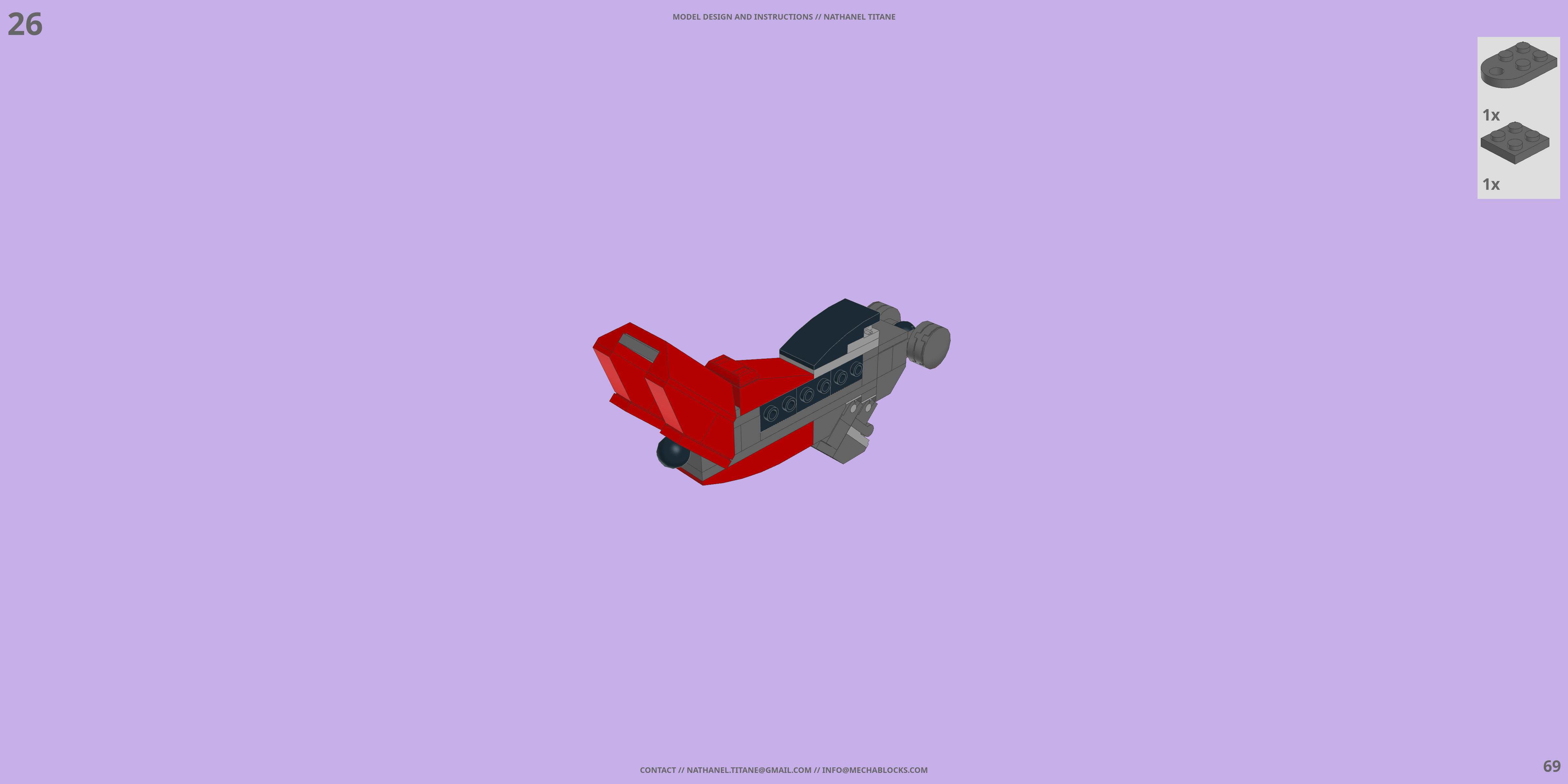 GAT-X133 SWORD CALAMITY LEGO® MOC - Instruction Sample - Page 2
